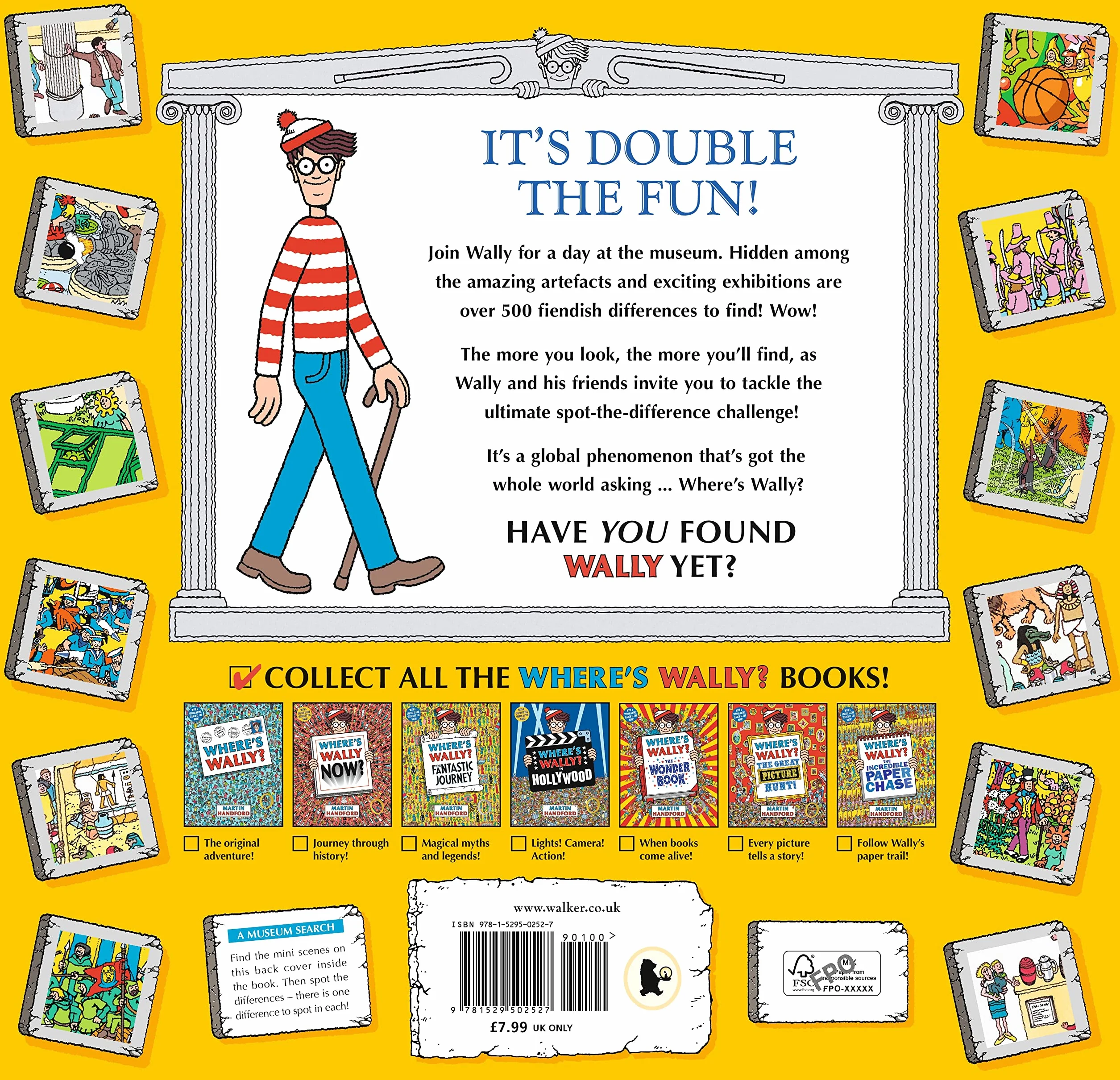 Where's Wally? Double Trouble at the Museum: The Ultimate Spot-the-Difference Book