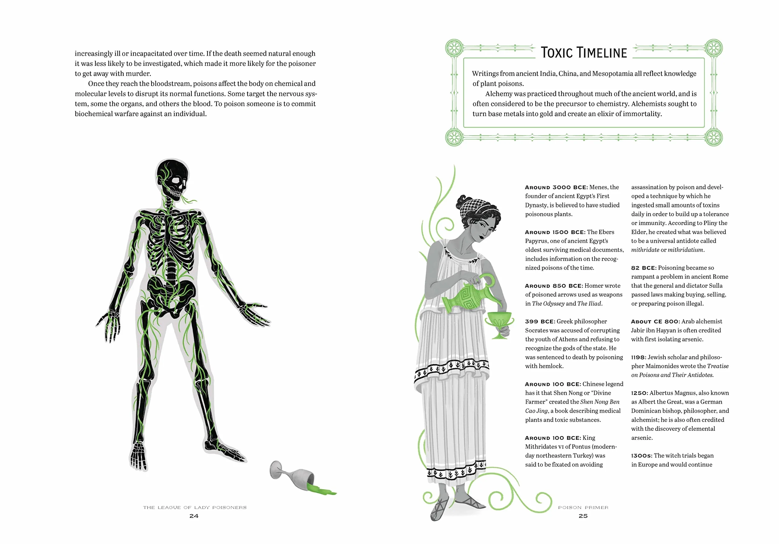 The League of Lady Poisoners: Illustrated True Stories of Dangerous Women