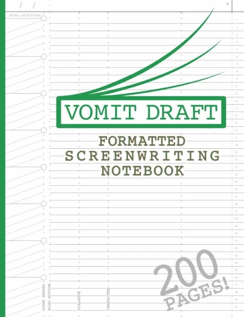 Blank Screenwriting Notebook 200 Pages Pre-Formatted Script Templates 8.5" x 11" Journal for Writers