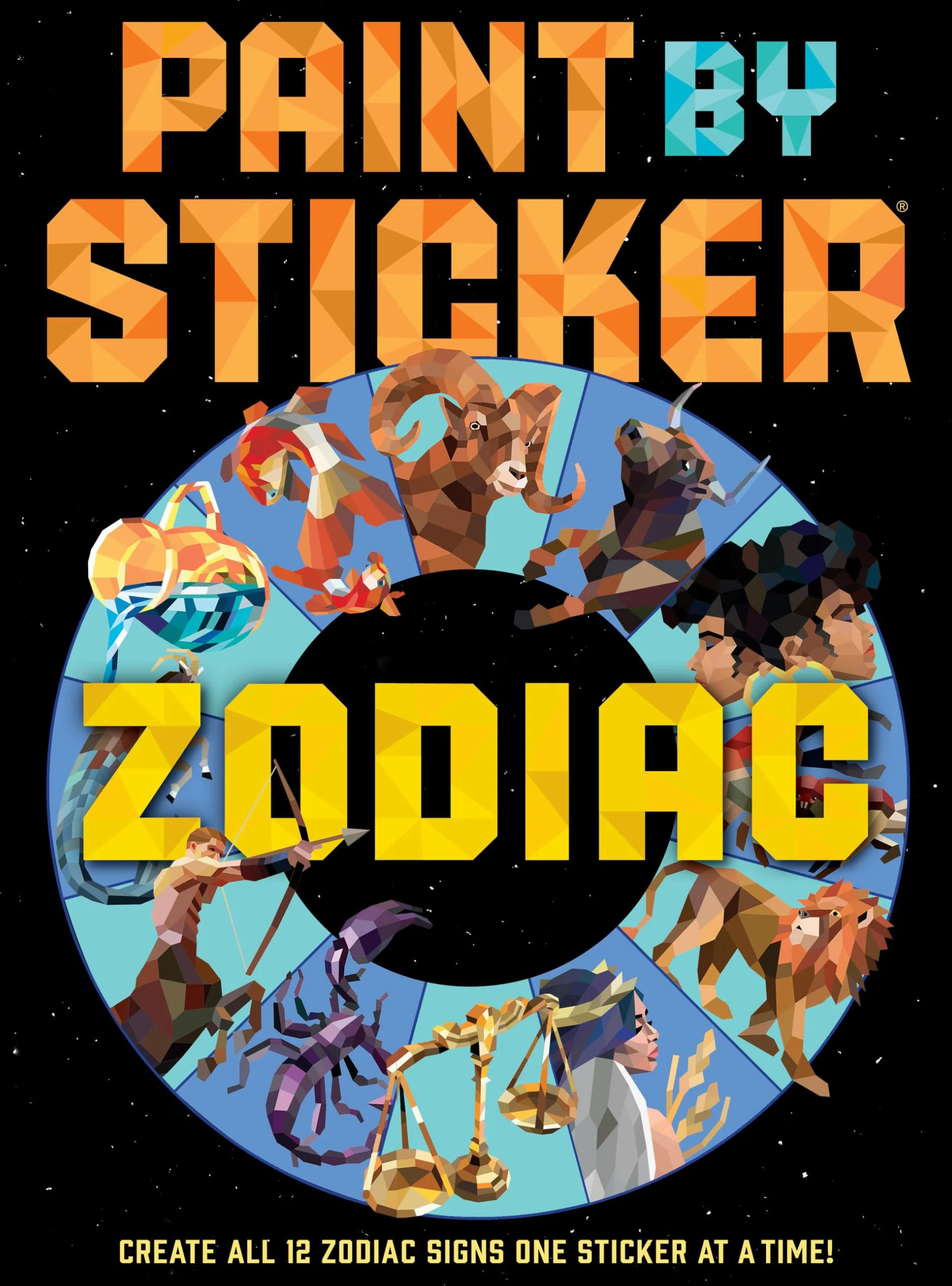 Paint by Sticker (Official): Zodiac: Create All 12 Zodiac Signs One Sticker at a Time