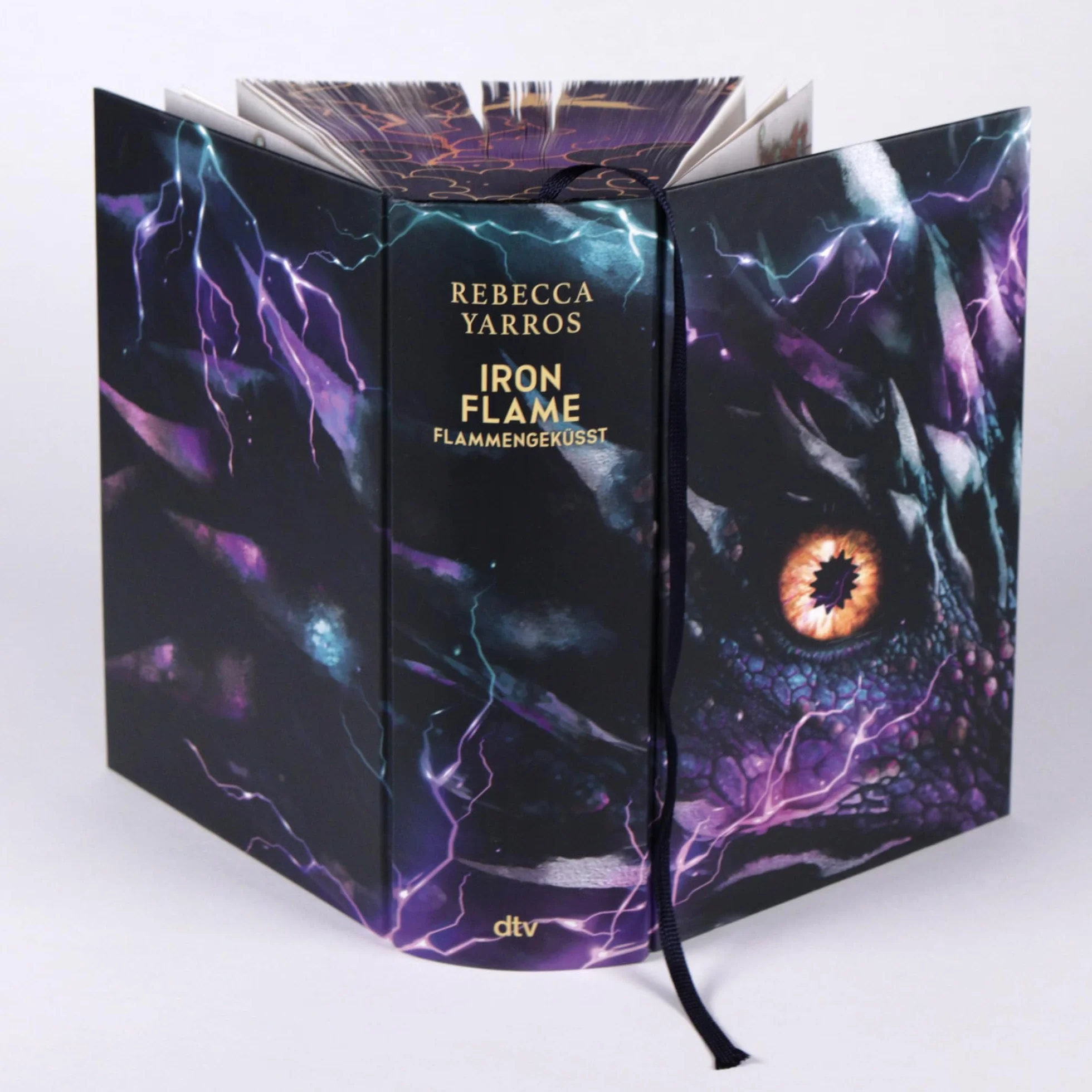 Iron Flame – Flammengeküsst: Deluxe-Ausgabe mit Farbschnitt Roman 2 Fourth Wing