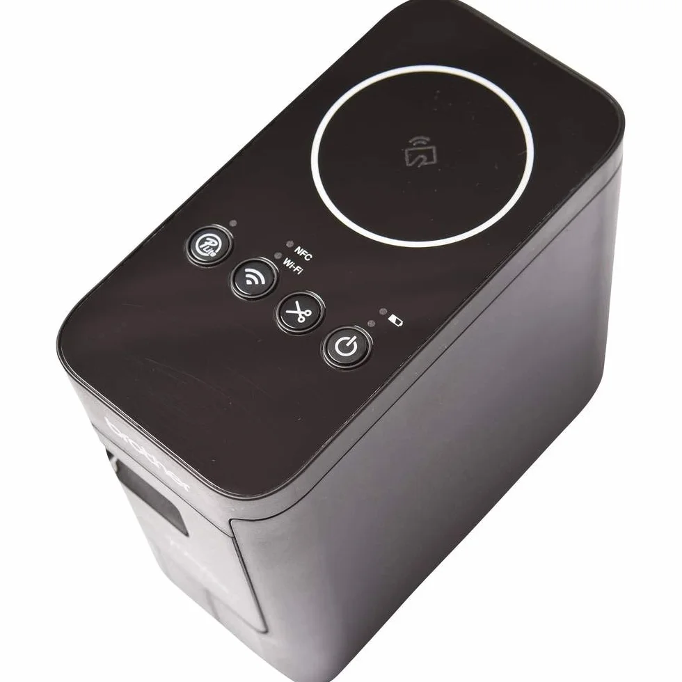 Brother PT-P750W urządzenie do etykietowania do komputera wraz z Wi-Fi i NFC (do taśm TZE o szerokości od 3,5 do 24 mm, prędkość drukowania do 30 mm/s)