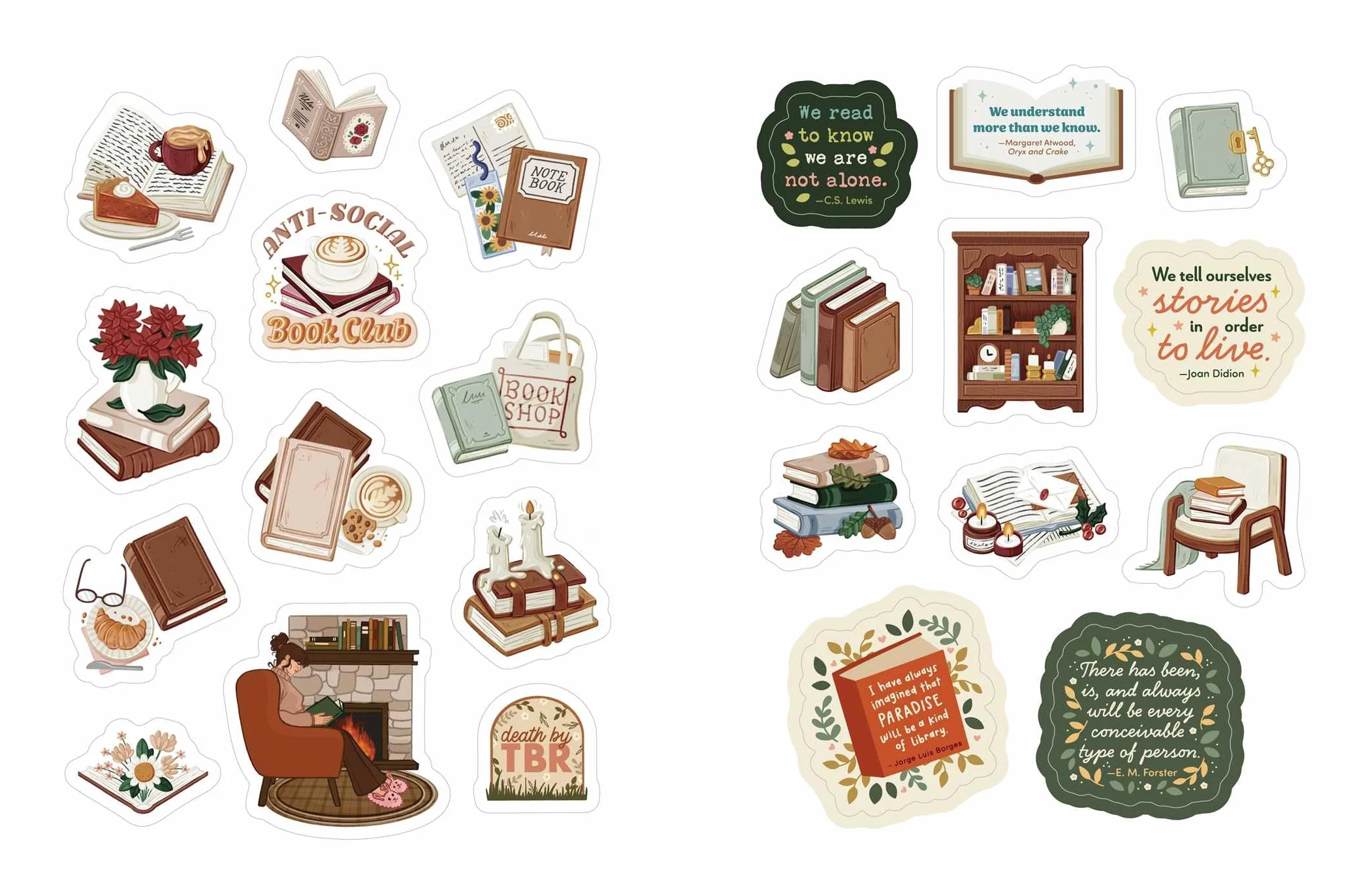 One More Page: A Sticker Book for Book Lovers