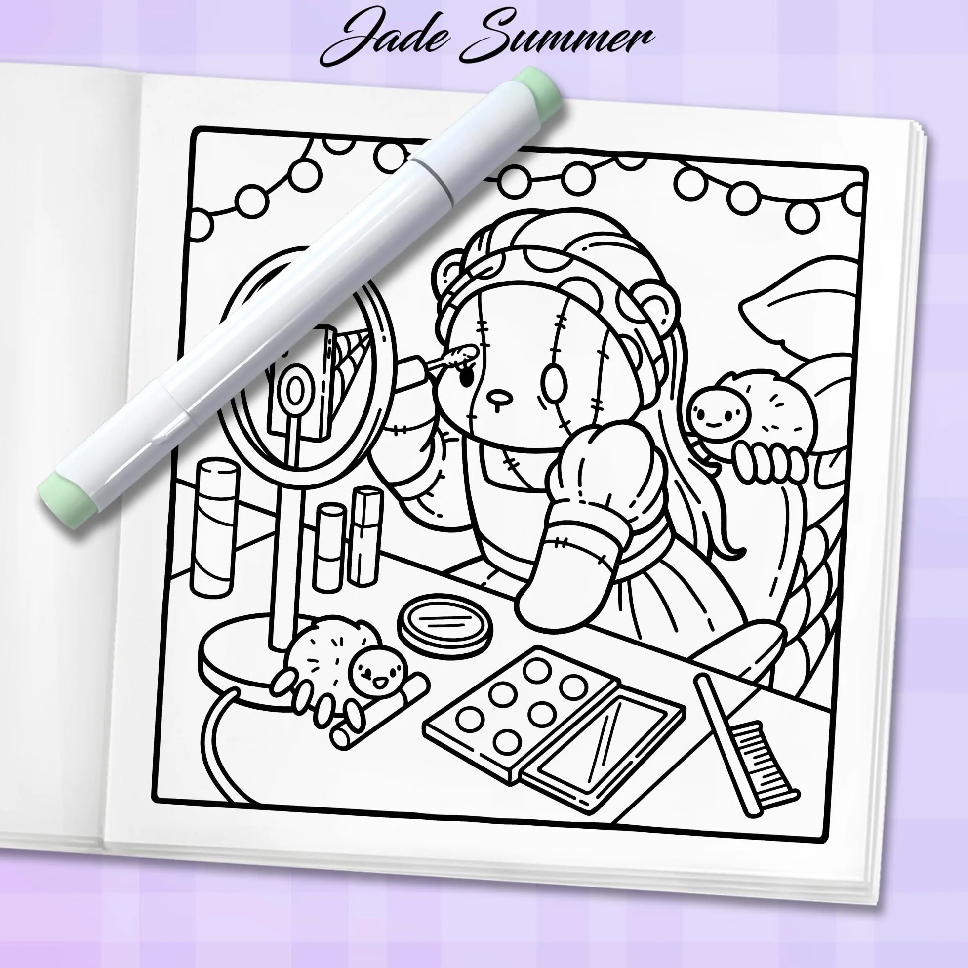 Spooky Life: Cozy Coloring Book for Adults and Teens with Cute and Creepy Everyday Scenes for Relaxation