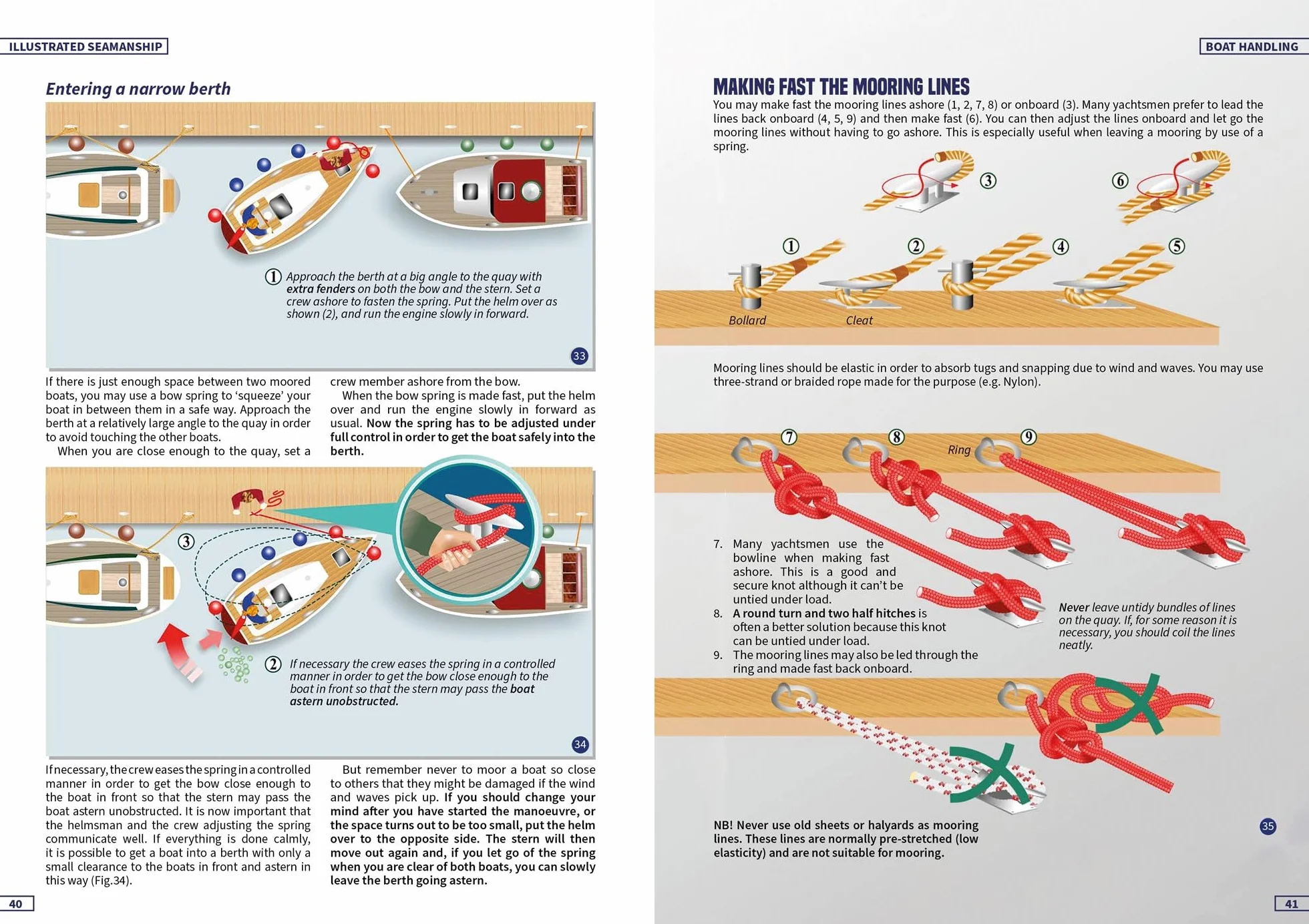 Illustrated Seamanship: Ropework, Boat Handling & Anchoring
