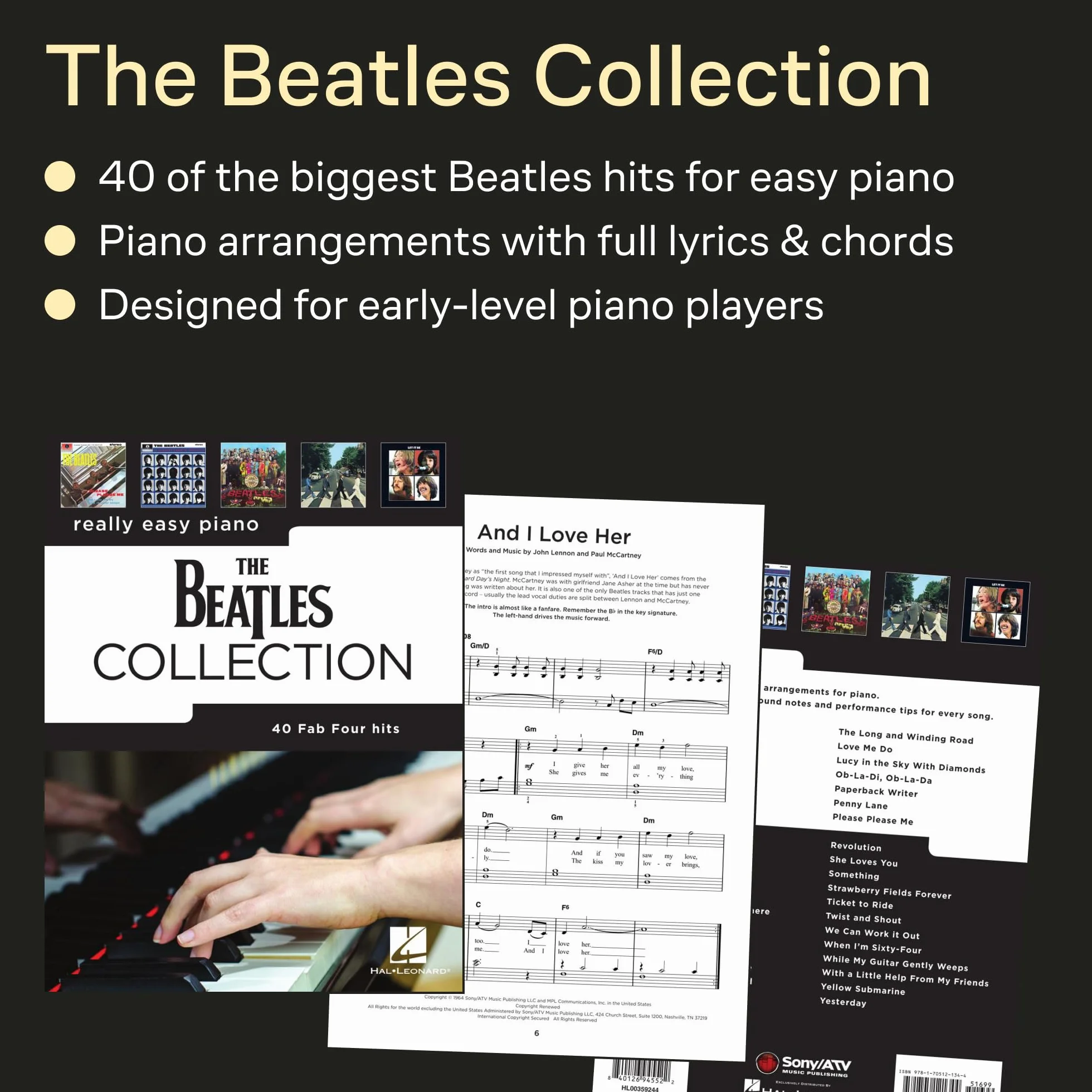 The Beatles Collection - 40 titres - Really Easy Piano