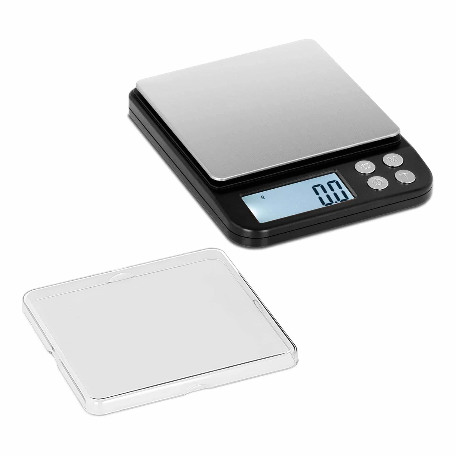 Steinberg Systems SBS-TW-500 cyfrowa waga stołowa 500 g / 0,01 g wyświetlacz LCD platforma 101 x 101 mm
