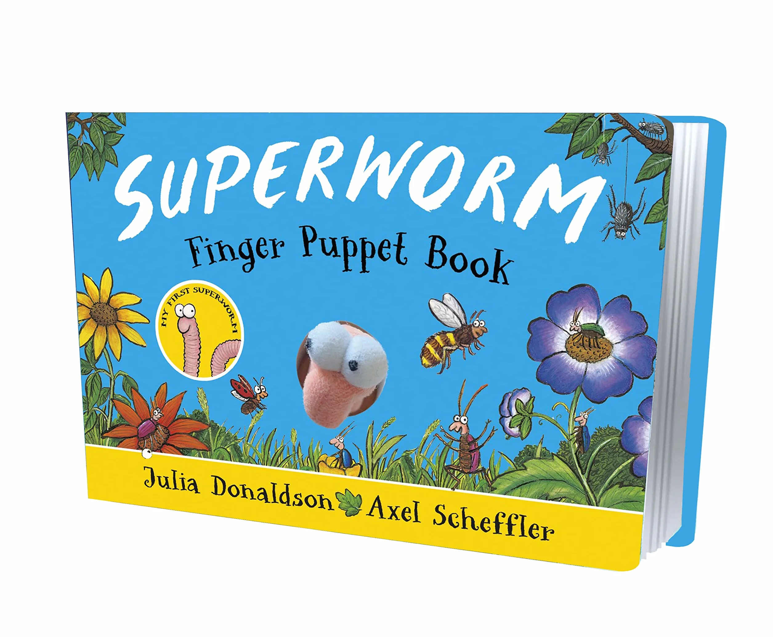 Superworm Finger Puppet Book - the wriggliest, squiggliest superhero ever!