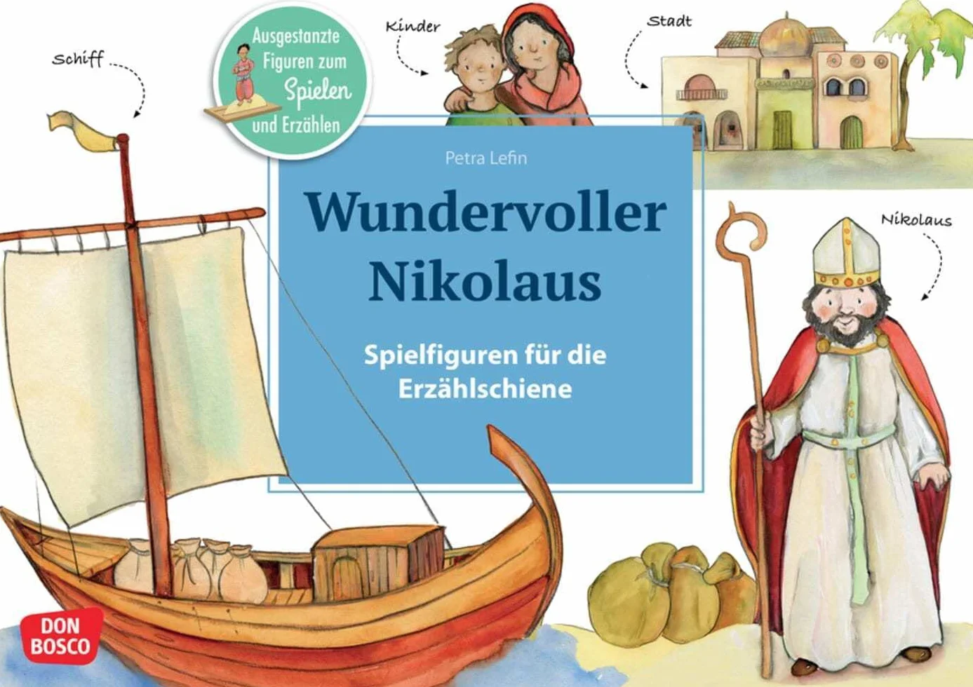 Nikolaus-Geschichte Ausgestanzte Figuren Getreidewunder KITA Grundschule Gemeinde
