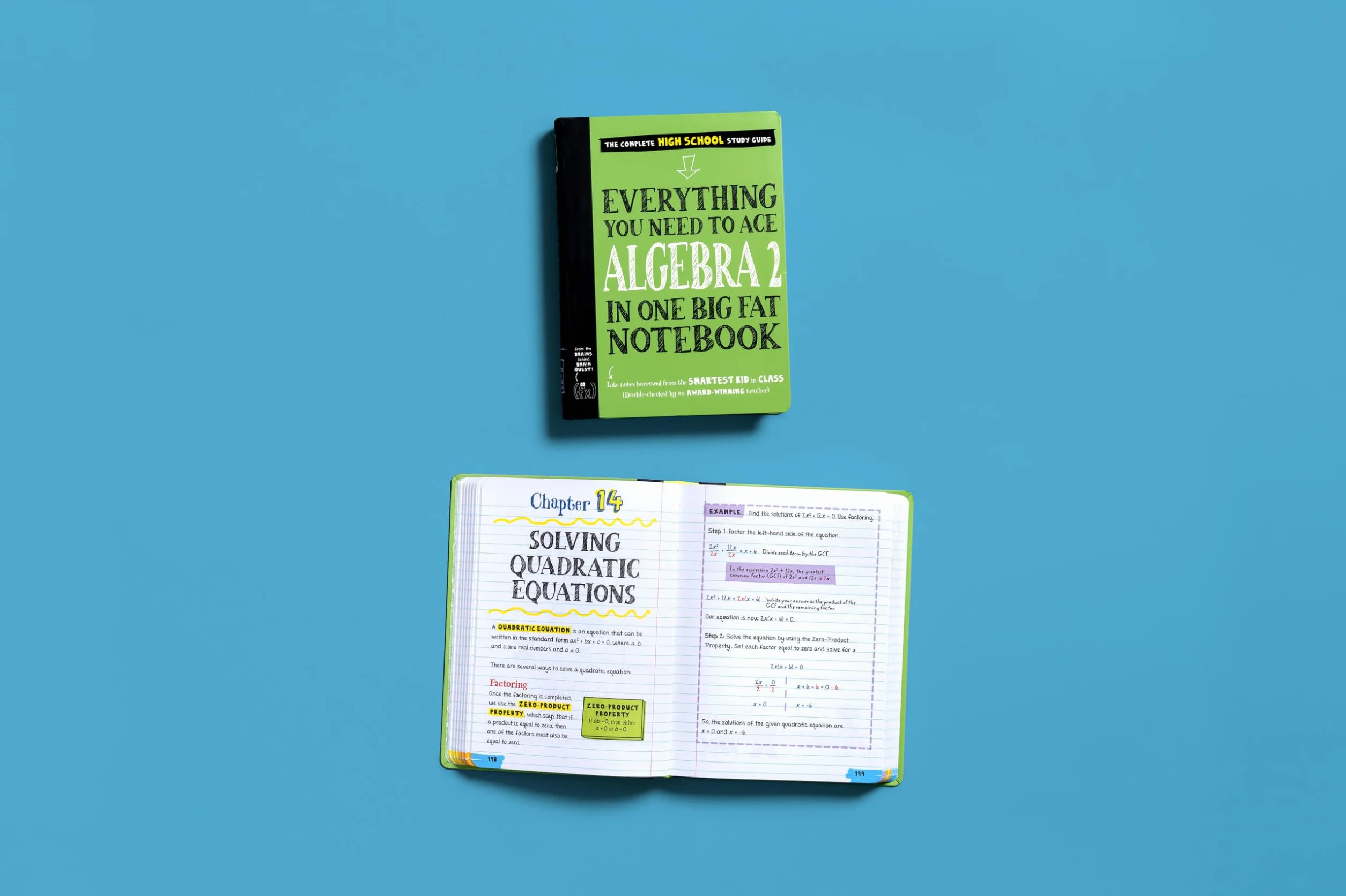 Everything You Need to Ace Algebra 2 in One Big Fat Notebook