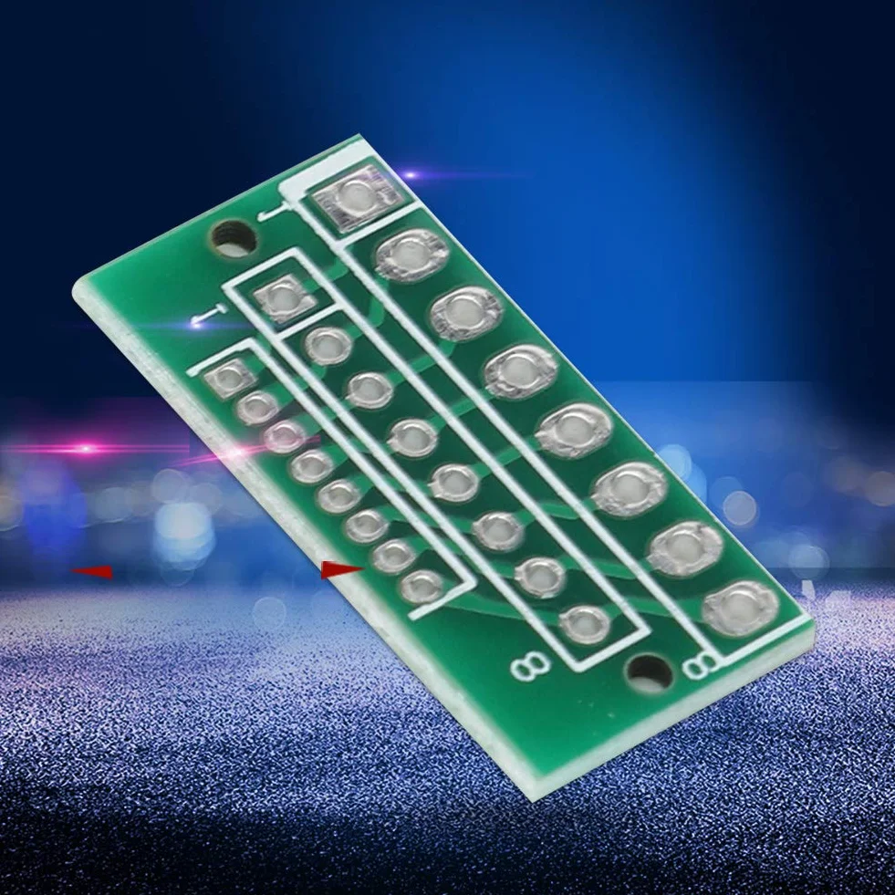 Złącze 1.27mm do 2.54mm - 10 Sztuk 8 Pin 3 Rzędy 24 Otwory Płytka Przyłączeniowa do Modułów Bezprzewodowych