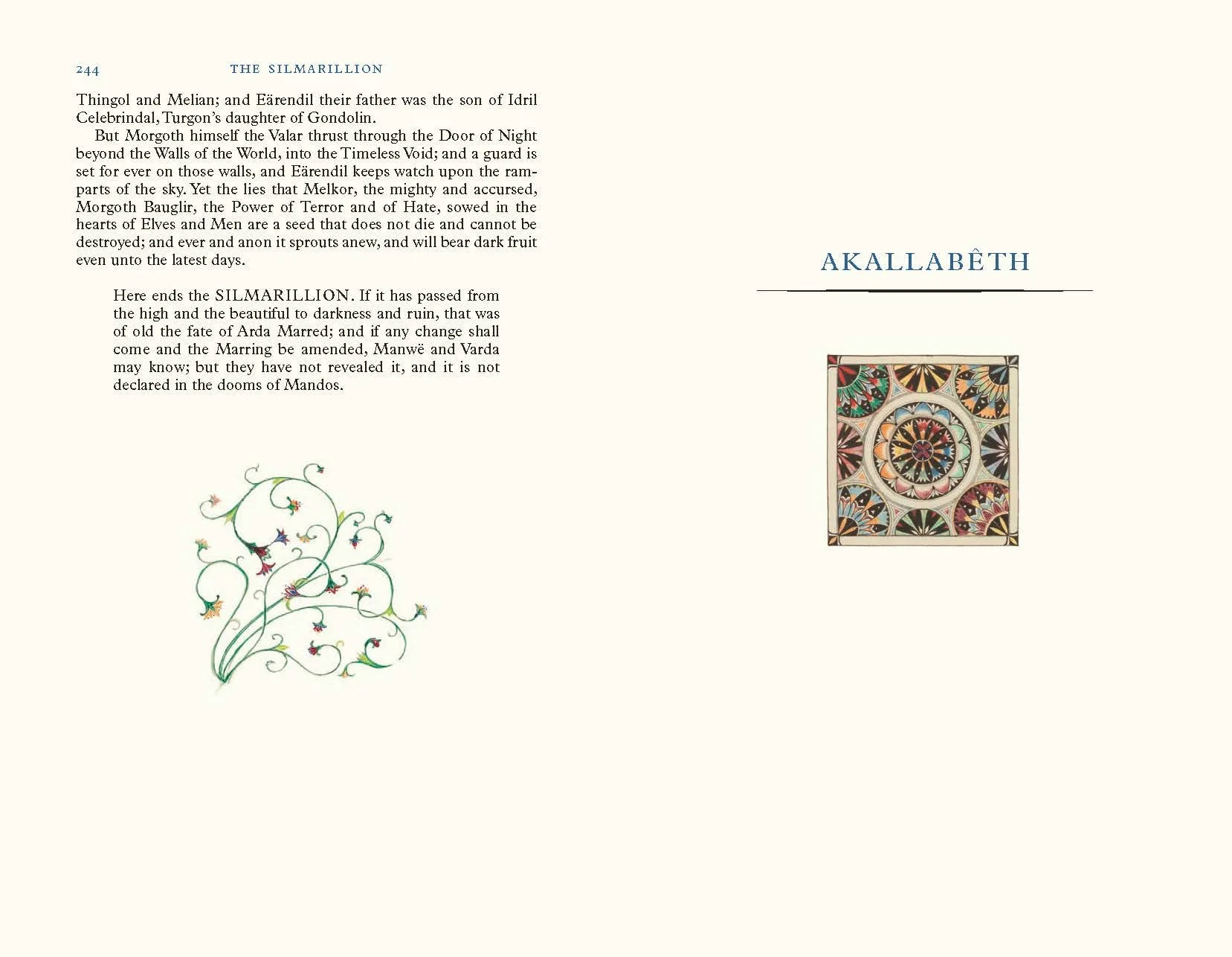 The Silmarillion Illustrated by J.R.R. Tolkien