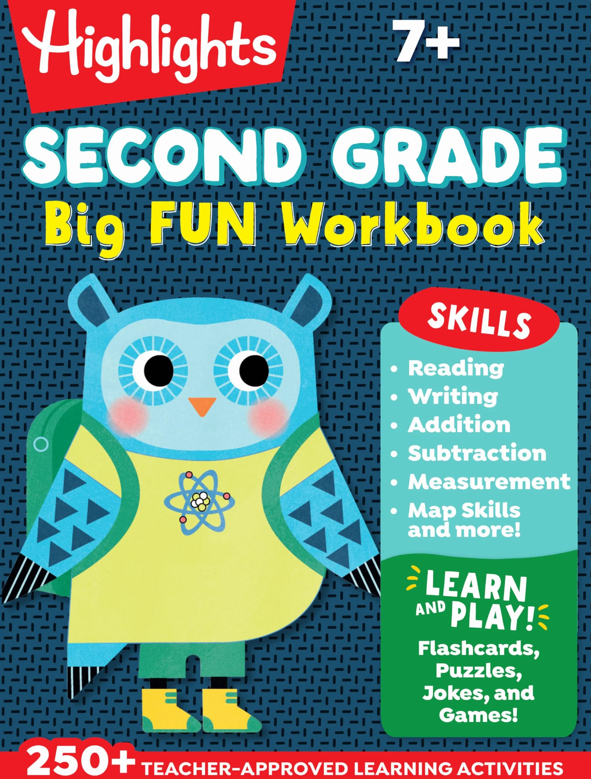 Second Grade Big Fun Workbook: 256 Pages of Puzzle-Based Practice in Math, Reading, Science and More, a Fun Second Grade Workbook for Kids to Build School Skills