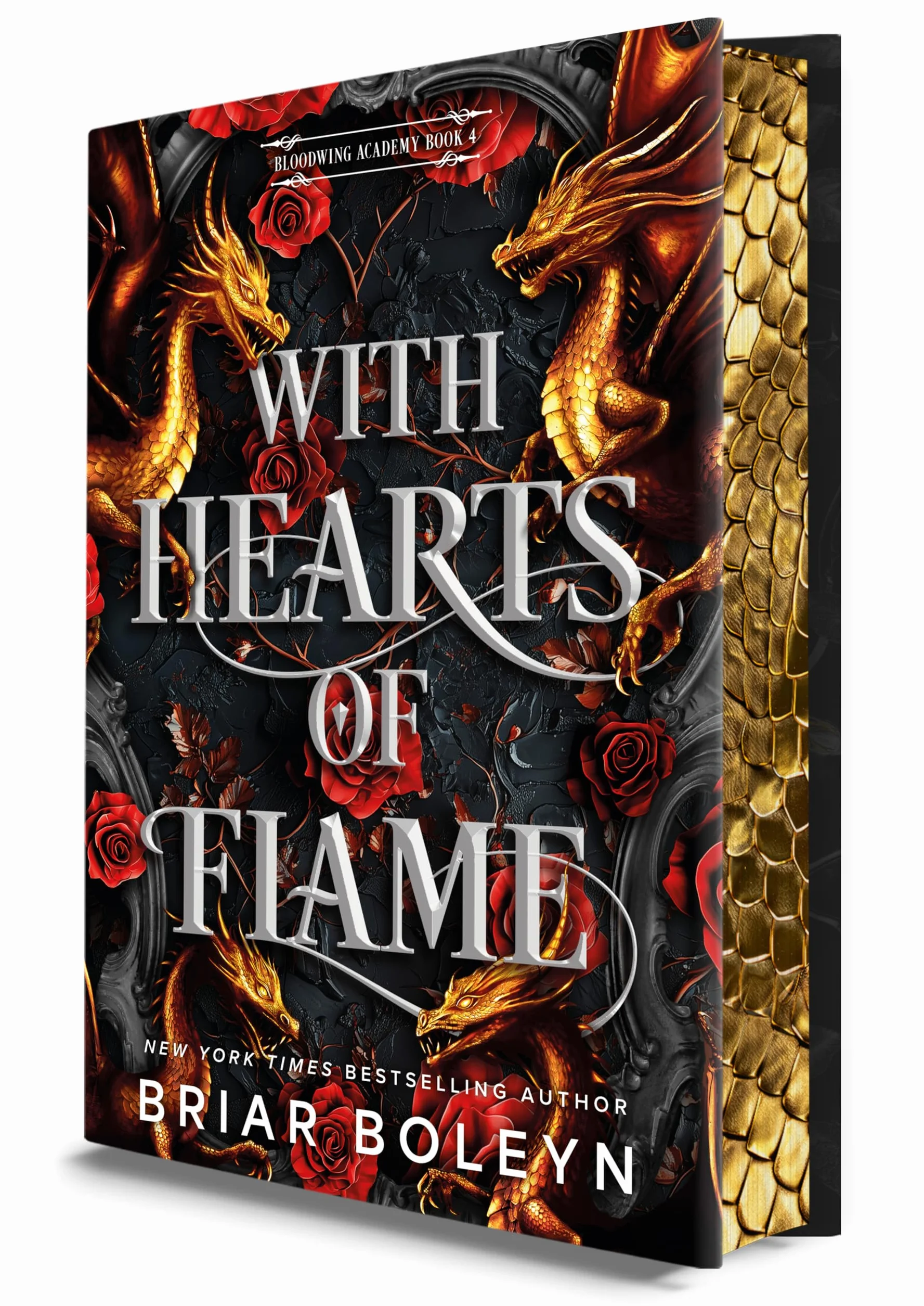 With Hearts of Flame (Deluxe Limited Edition): A Dark Academia Romantasy Novel of Vampires and Dragons