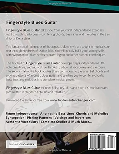 Fingerstyle Blues Guitar: Master Acoustic Blues Guitar Fingerpicking and Soloing