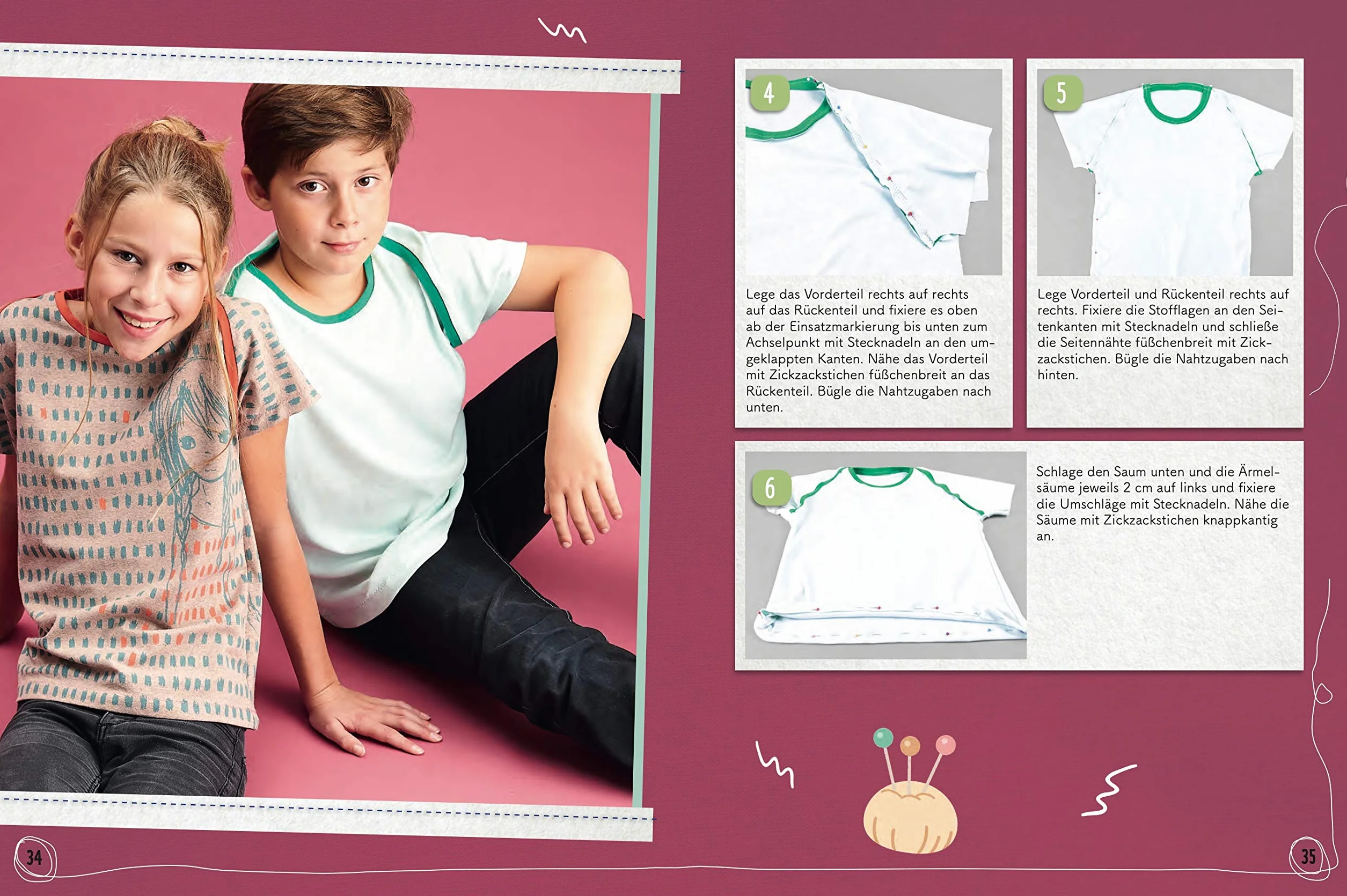 Näh mit! Das große Ideenbuch: Tolle Nähideen für Kinder ab 7 Jahren. Mit 2 XXL-Schnittmusterbogen zum Sofortloslegen!