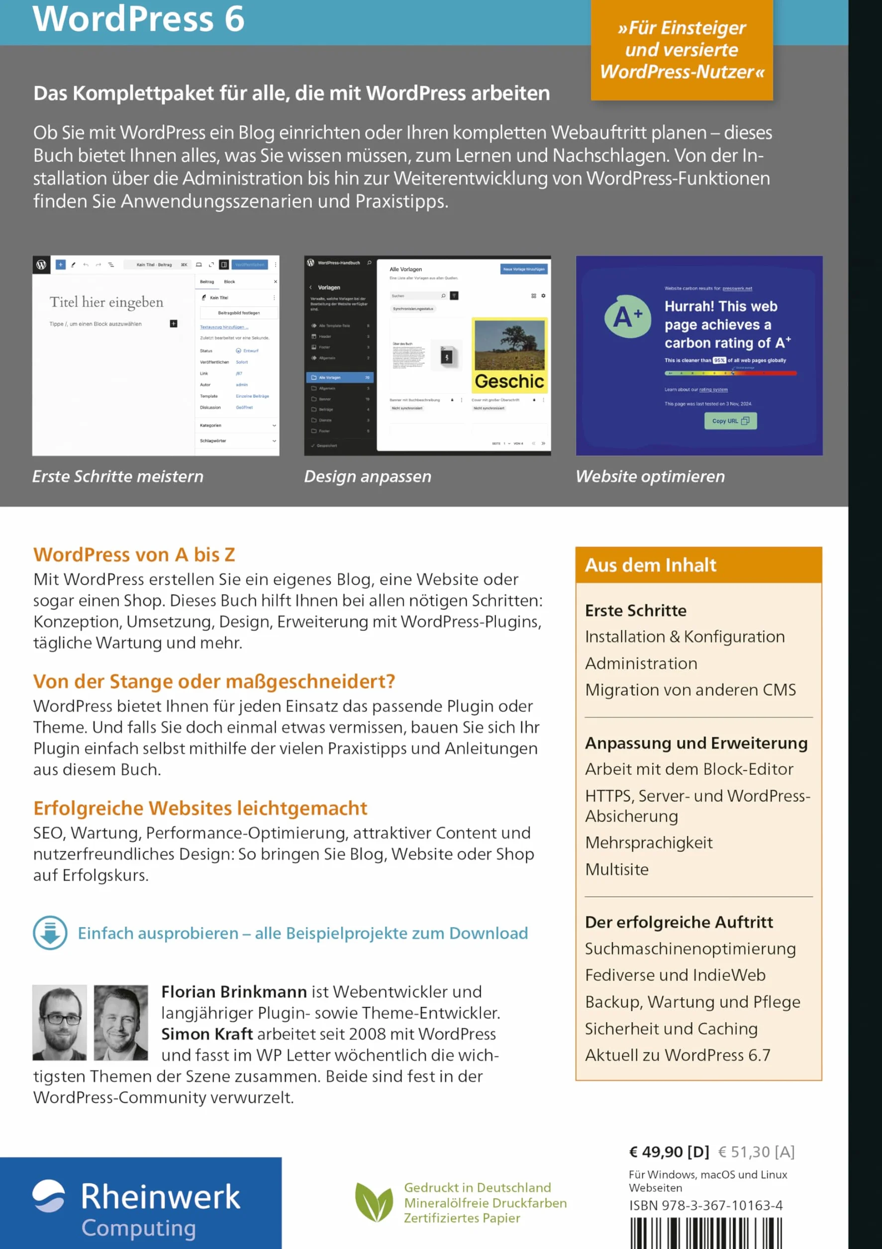 WordPress 6: Das umfassende Handbuch
