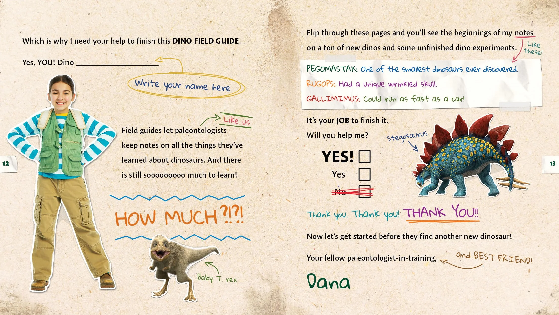 Dino Dana Dino Activity Guide: Experiments, Coloring, Fun Facts and More (Dinosaur Kids Books, Ages 4-8)