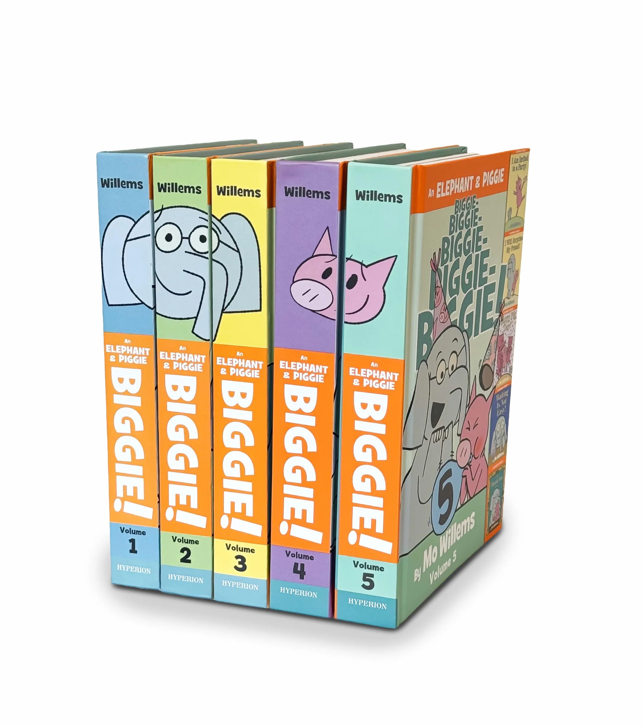 An Elephant & Piggie Biggie! Volume 5: I Am Invited to a Party! I Will Surprise My Friend! Happy Pig Day! Waiting Is Not Easy! The Thank You Book