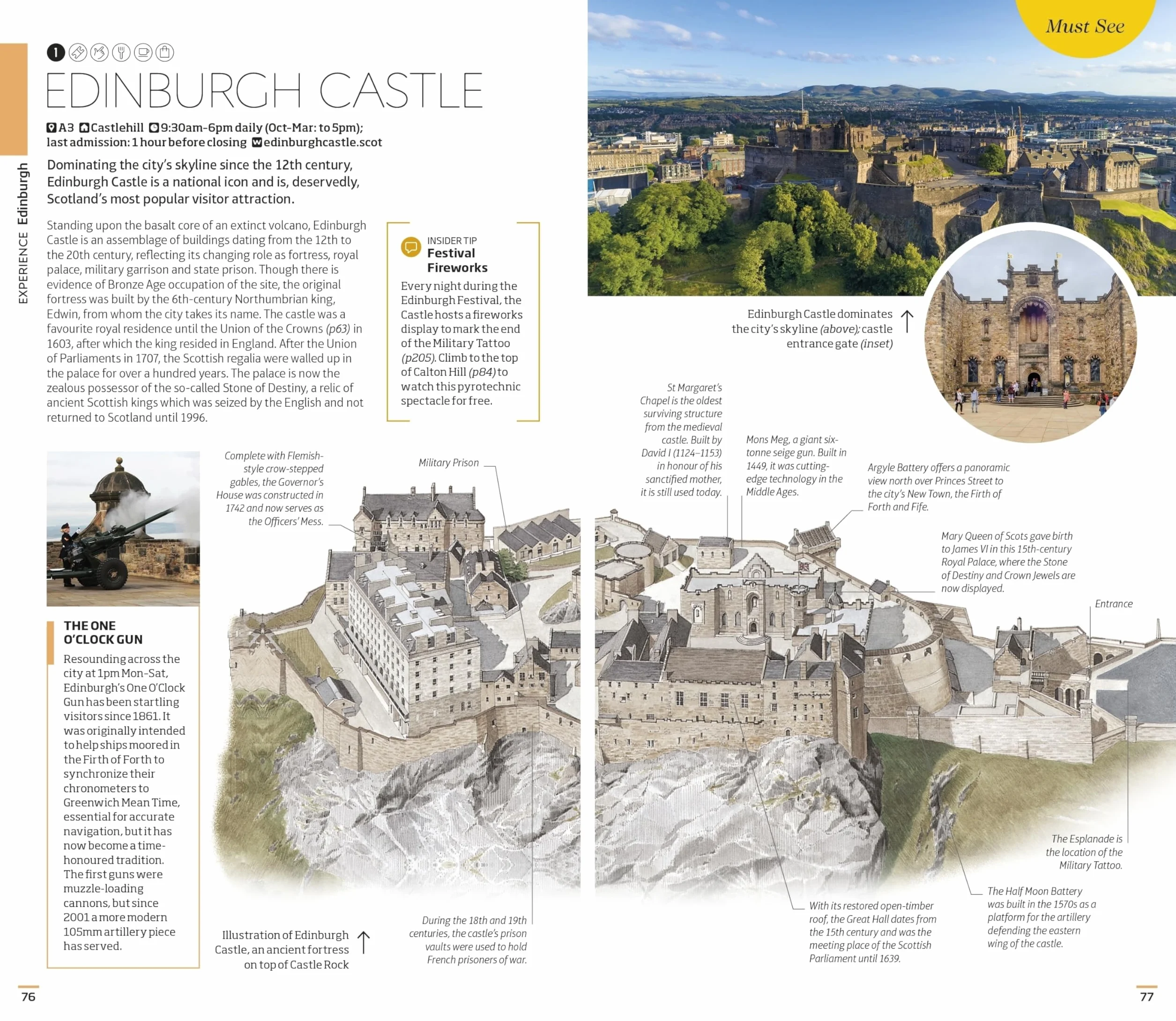 DK Scotland Travel Guide: Edinburgh, Glasgow, Highlands Maps & Tours