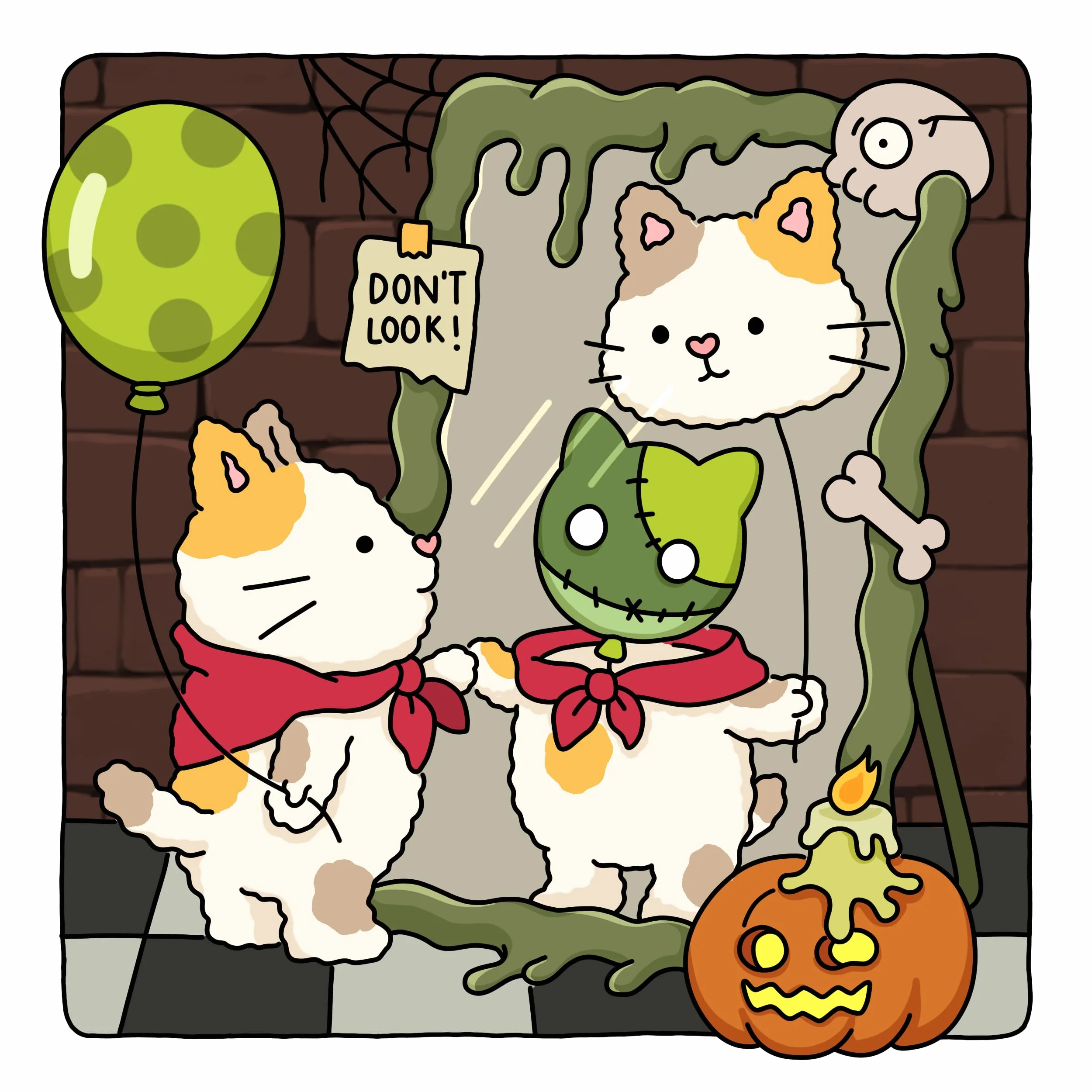 Spooky Fuzzy: Cute Creepy Coloring Book for Adults and Teens