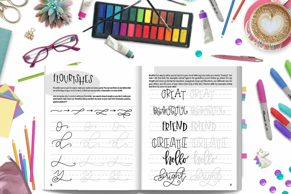 Modern Calligraphy and Hand Lettering for Kids