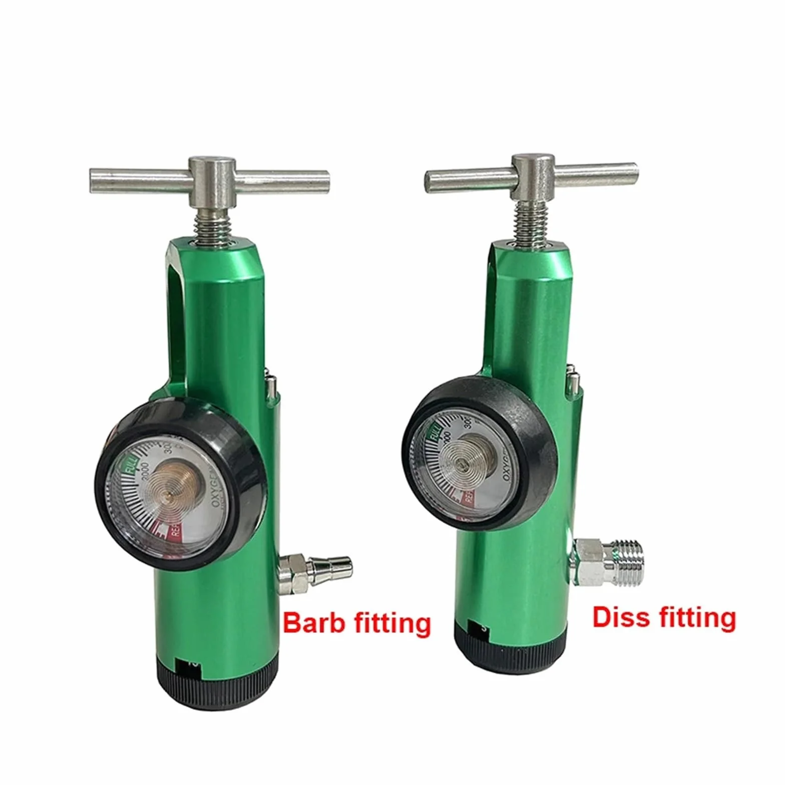 Regulator Ciśnienia Tlenu CGA870 3000 PSI Do Butli Tlenowych 0-15 L(Brab)