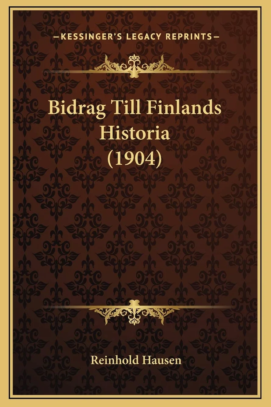 Bidrag Till Finlands Historia (1904)