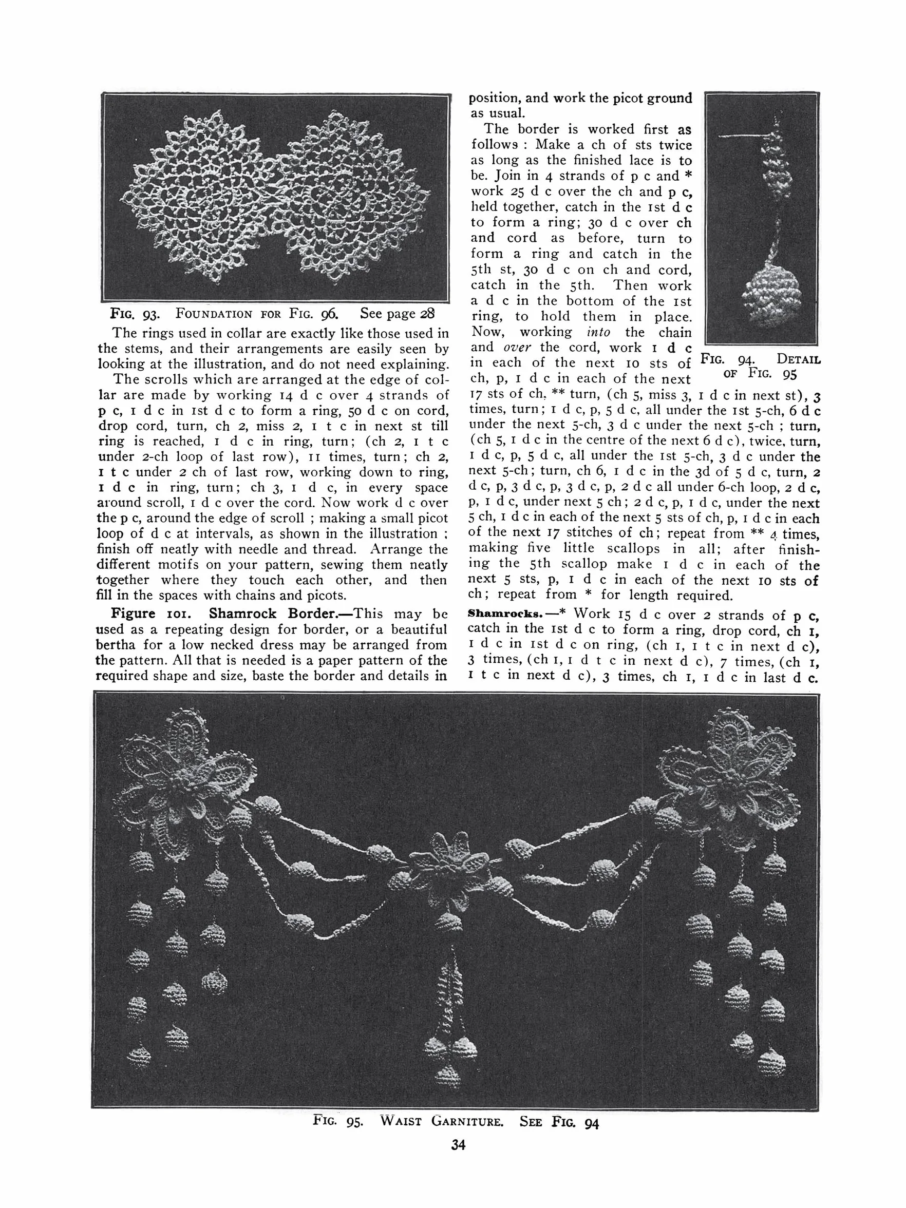 Irish Crochet: Technique and Projects