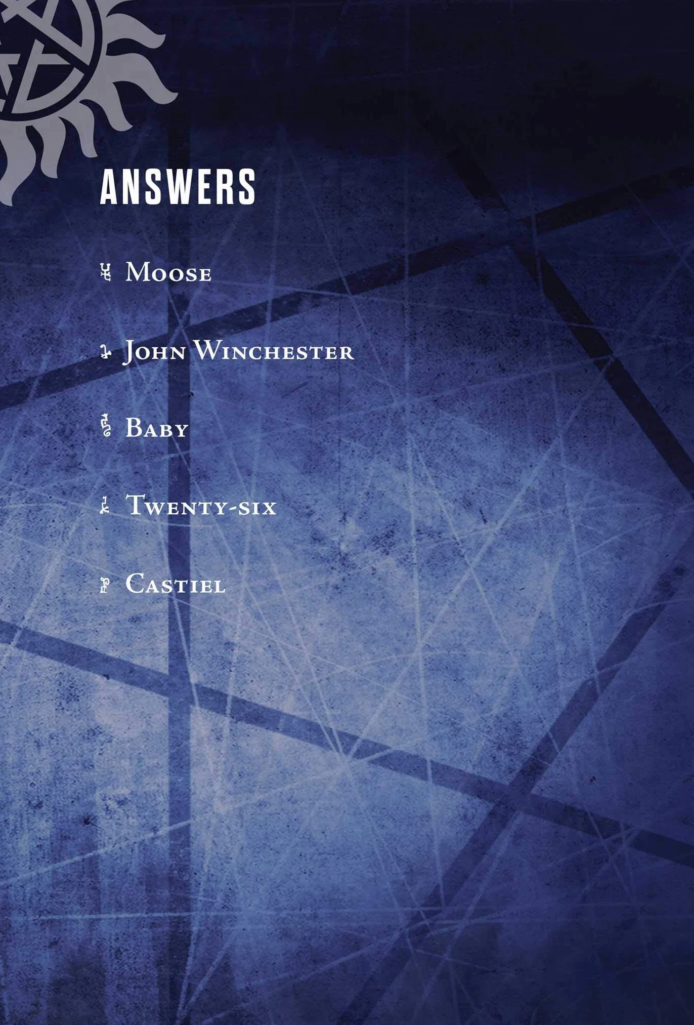 Supernatural Pop Quiz Trivia Deck: Join the Hunt