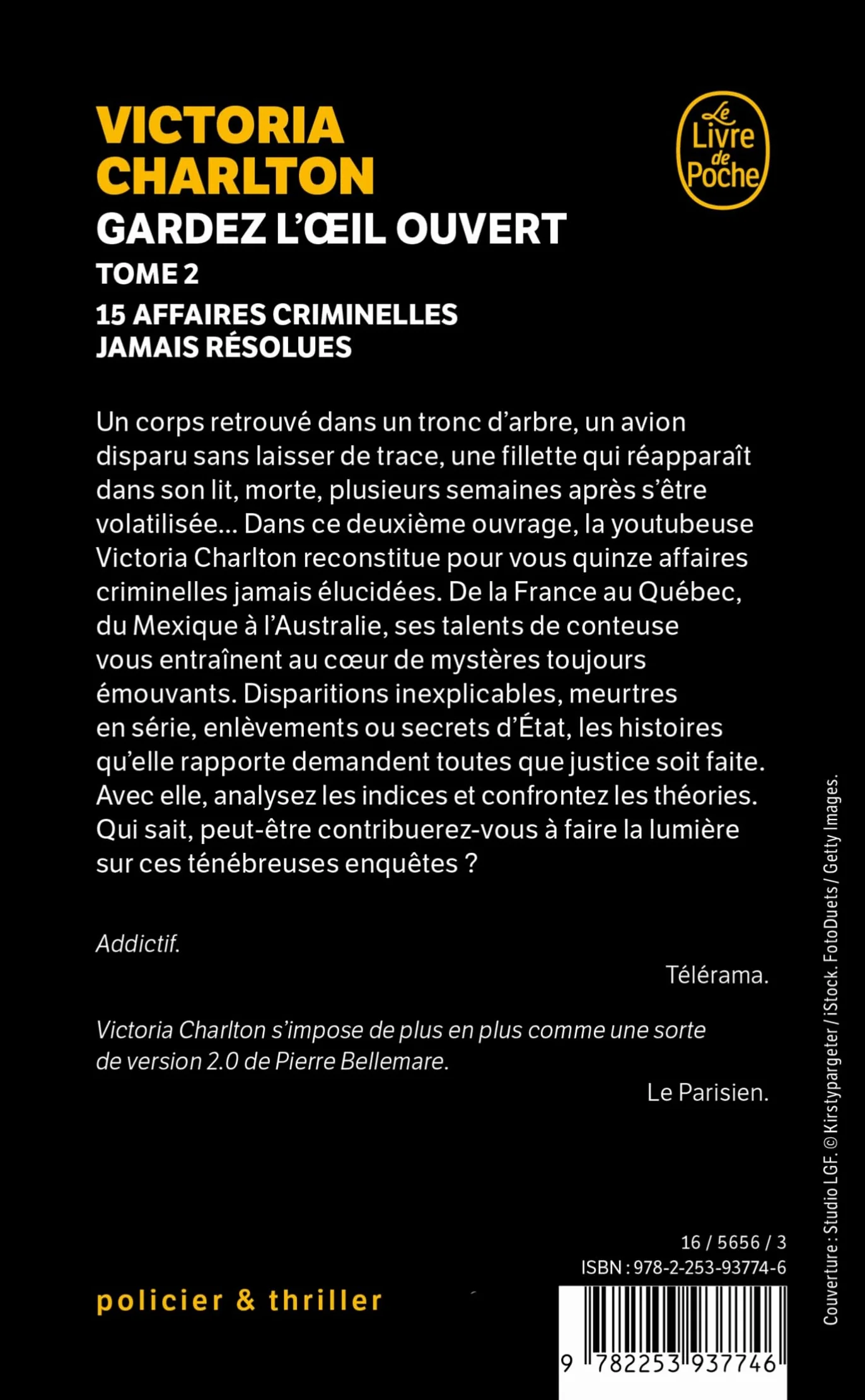 Gardez l'oeil ouvert Tome 2: 15 affaires criminelles jamais résolues