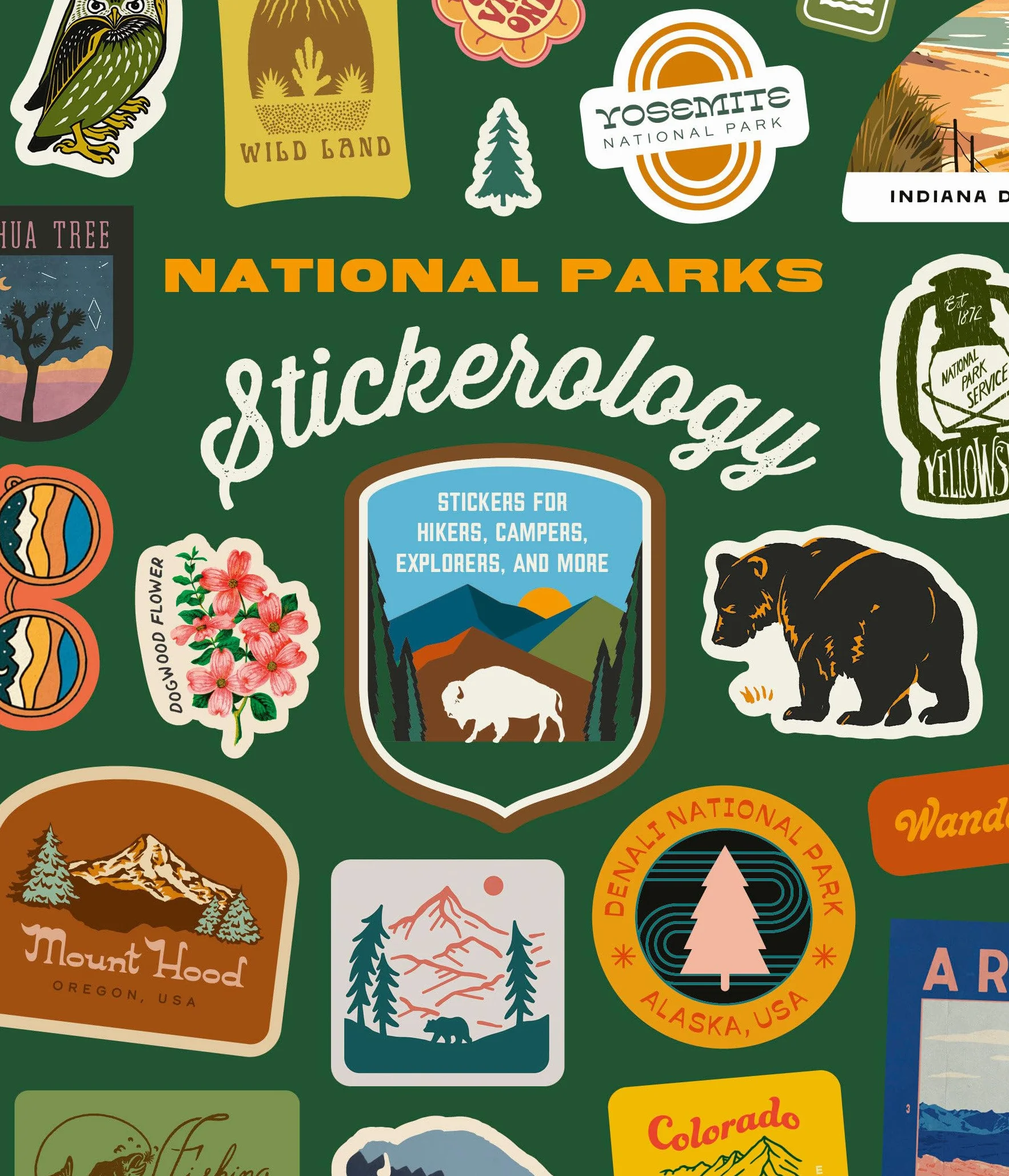 National Parks Stickerology Stickers for Hikers Campers Explorers Journals Water Bottles Laptops