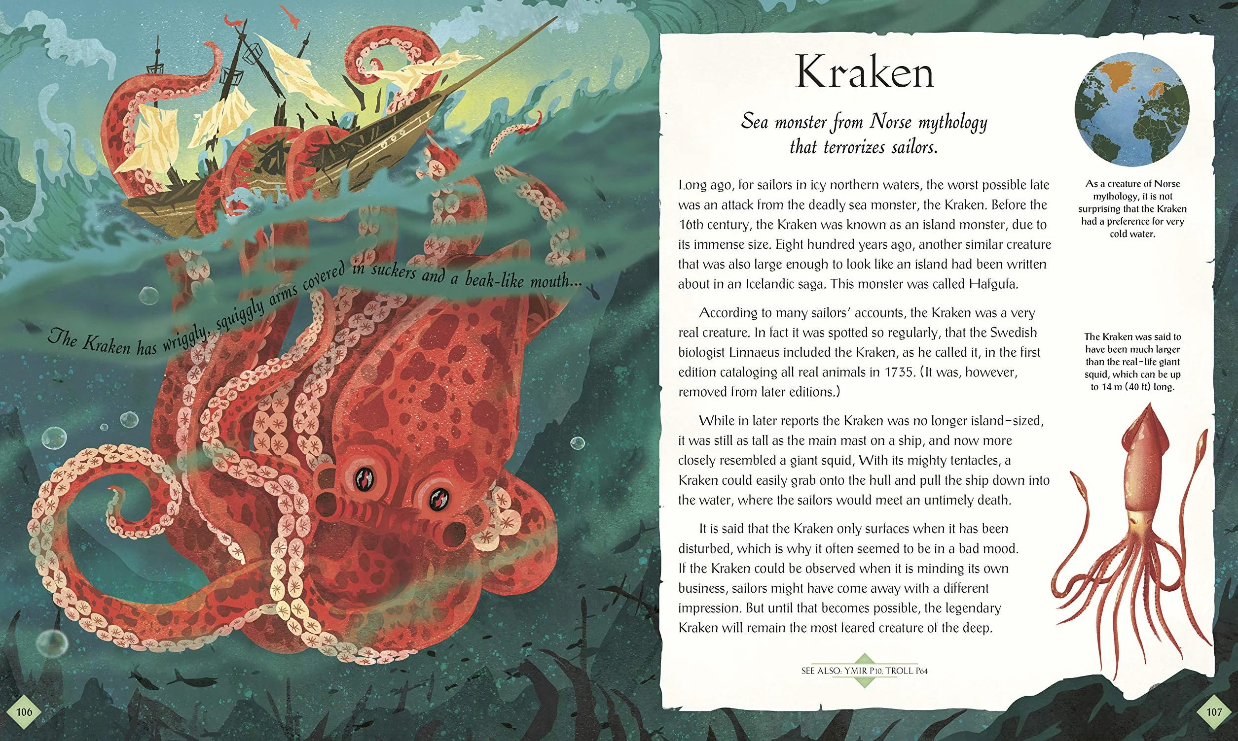 The Book of Mythical Beasts and Magical Creatures: Monsters, Fairies, Heroes, Tricksters