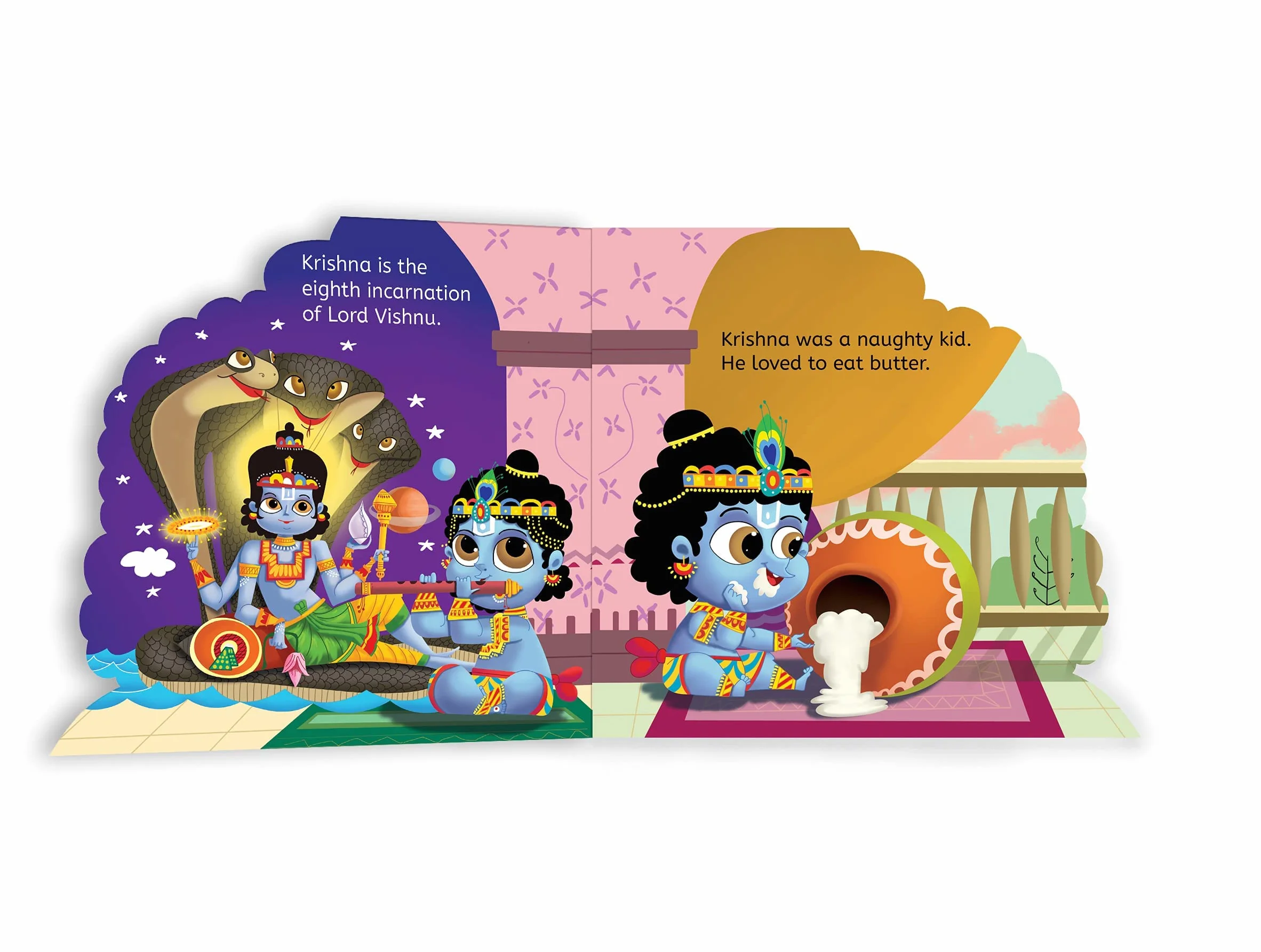 Lord Krishna: Illustrated Hindu Mythology