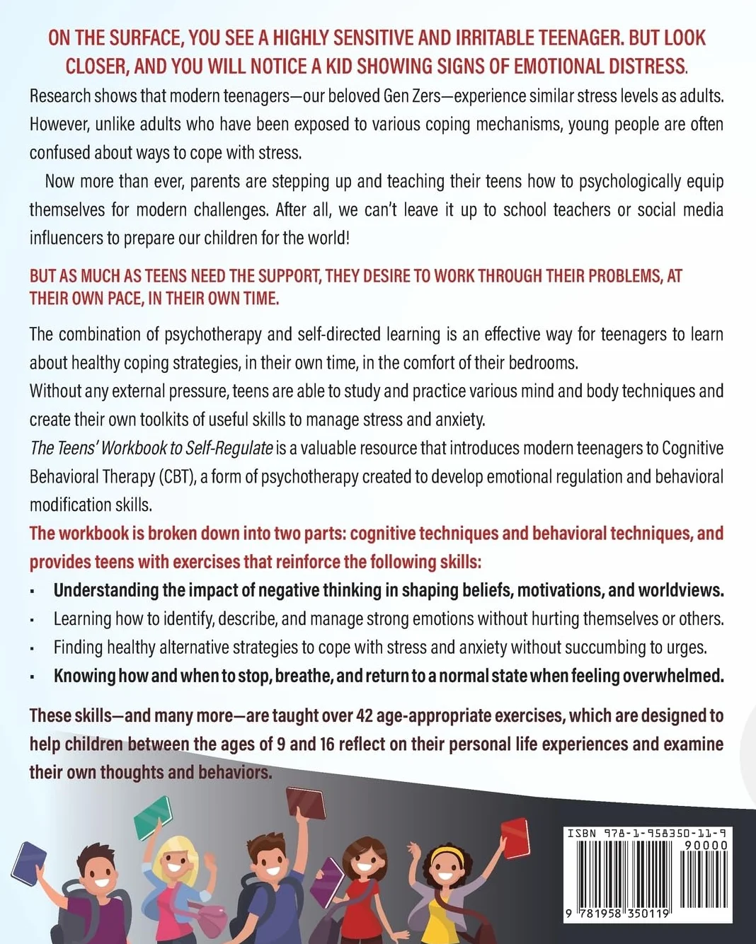 The Teens' Workbook to Self Regulate: Empowering Teenagers to Handle Emotions with Success through Coping Strategies and CBT Exercises