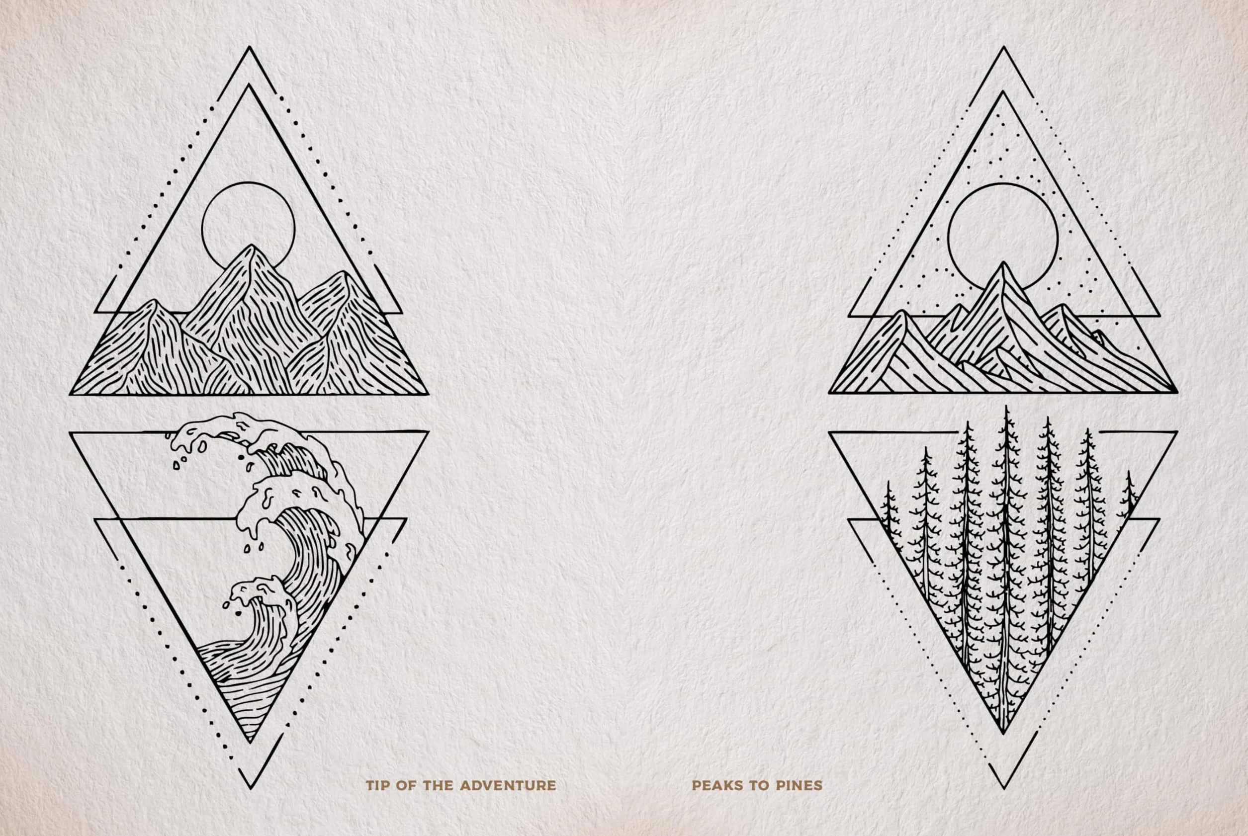 Wanderlust Ink /anglais: 300 Fine Line Tattoo Designs Inspired by Nature & Life on the Road