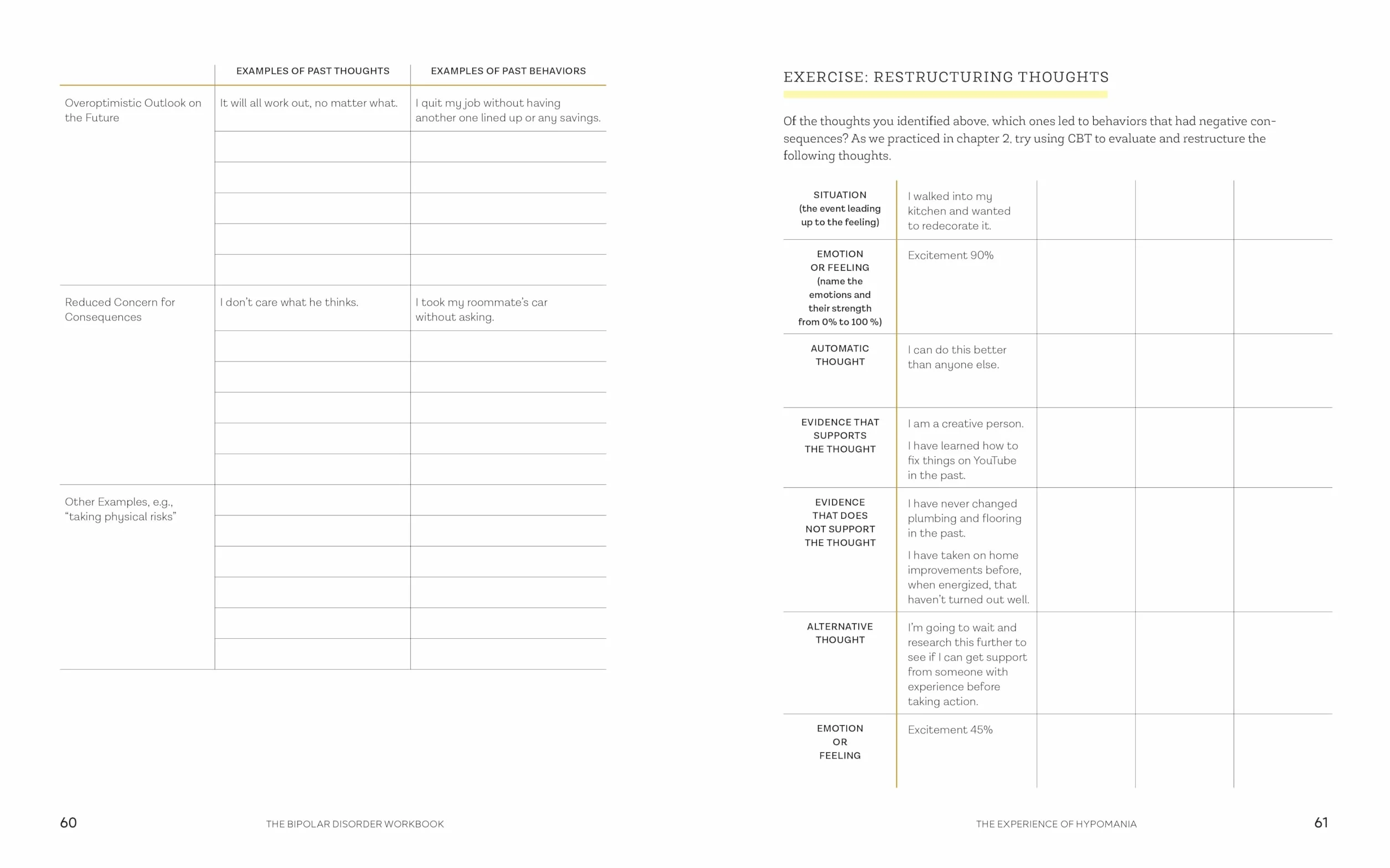 The Bipolar Disorder Workbook: Tools and Resources for Bipolar II and Cyclothymia