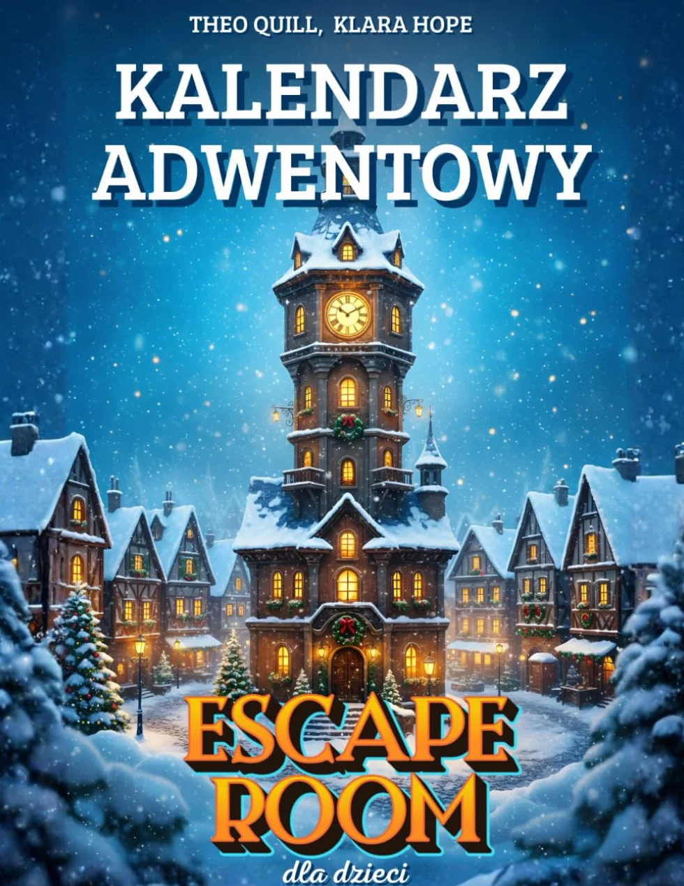 Kalendarz Adwentowy Escape Room dla Dzieci: 24 Dni Niezwykłej Podróży — Świąteczne Opowiadania, Zagadki i Łamigłówki dla Dzieci 8–12 lat i Całej Rodziny