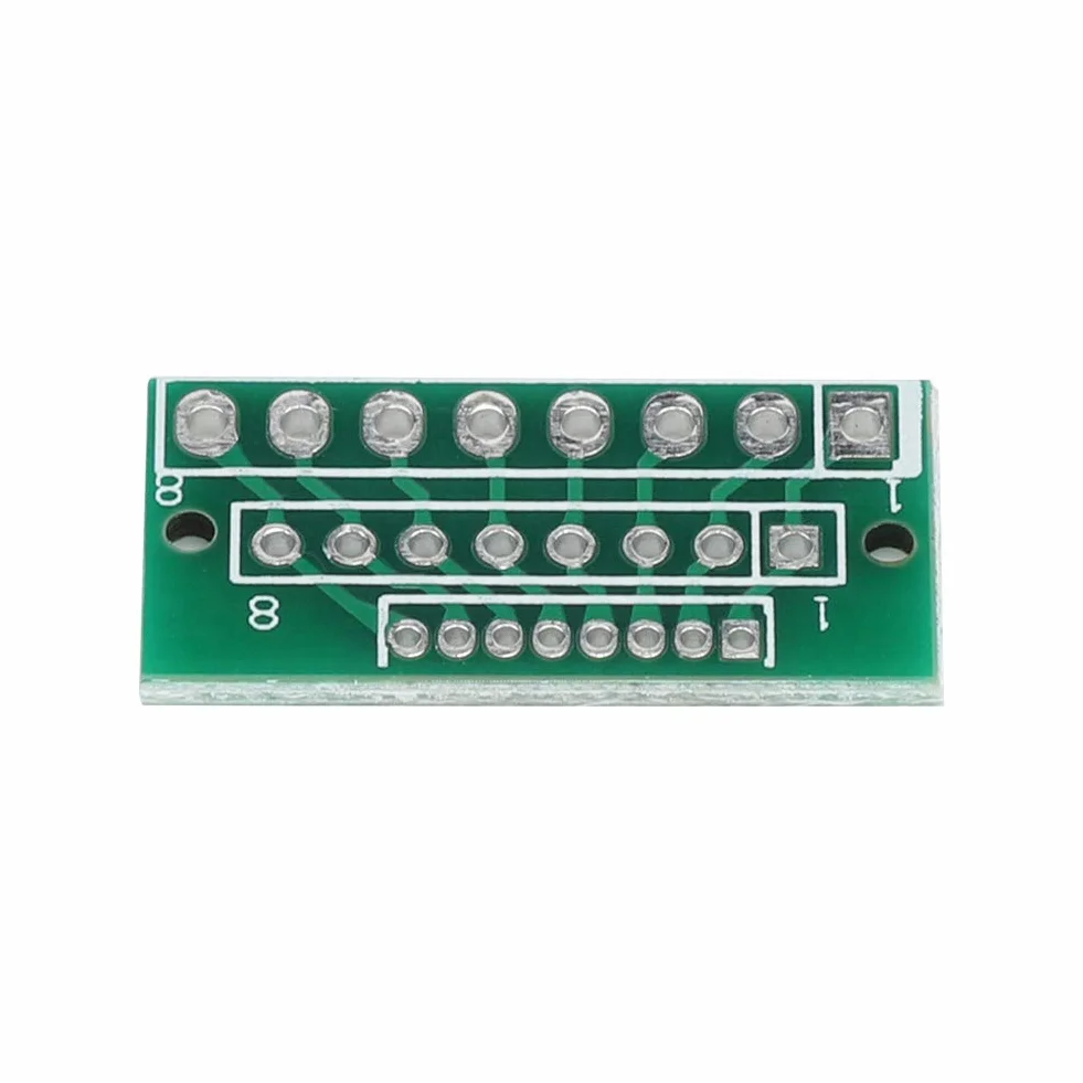 Złącze 1.27mm do 2.54mm - 10 Sztuk 8 Pin 3 Rzędy 24 Otwory Płytka Przyłączeniowa do Modułów Bezprzewodowych