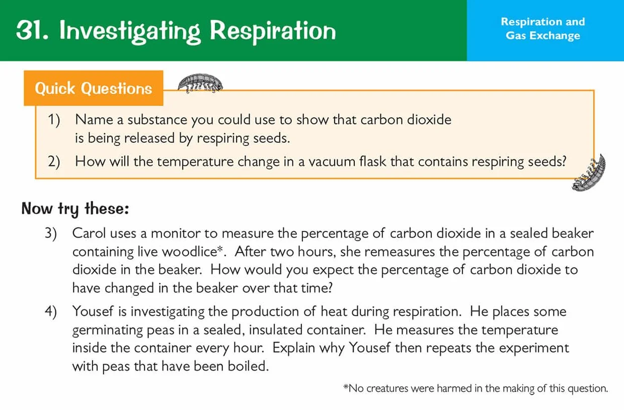 Edexcel International GCSE Biology Revision Question Cards