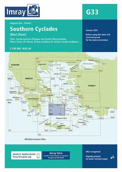 G33 Southern Cyclades West Sheet