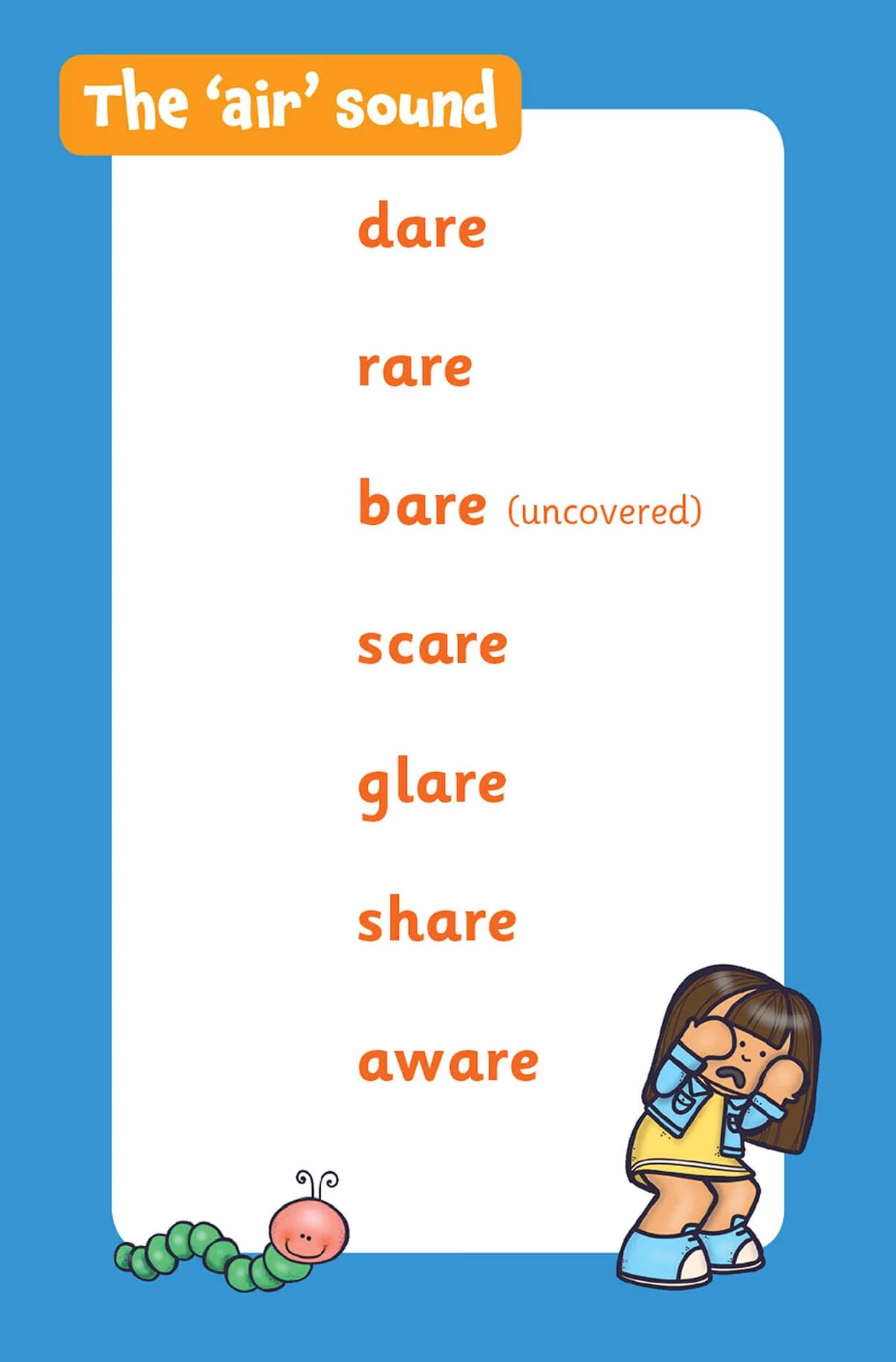 Spelling Flashcards for Ages 5-7