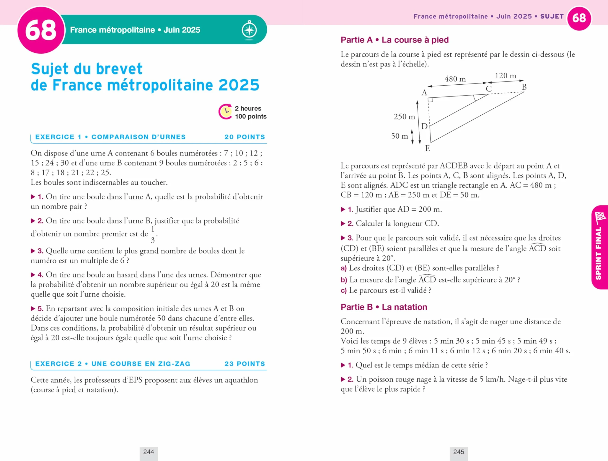Annales du brevet 2026 - Annabrevet Maths 3e - Nouveau brevet: sujets corrigés & méthodes pour réussir son brevet