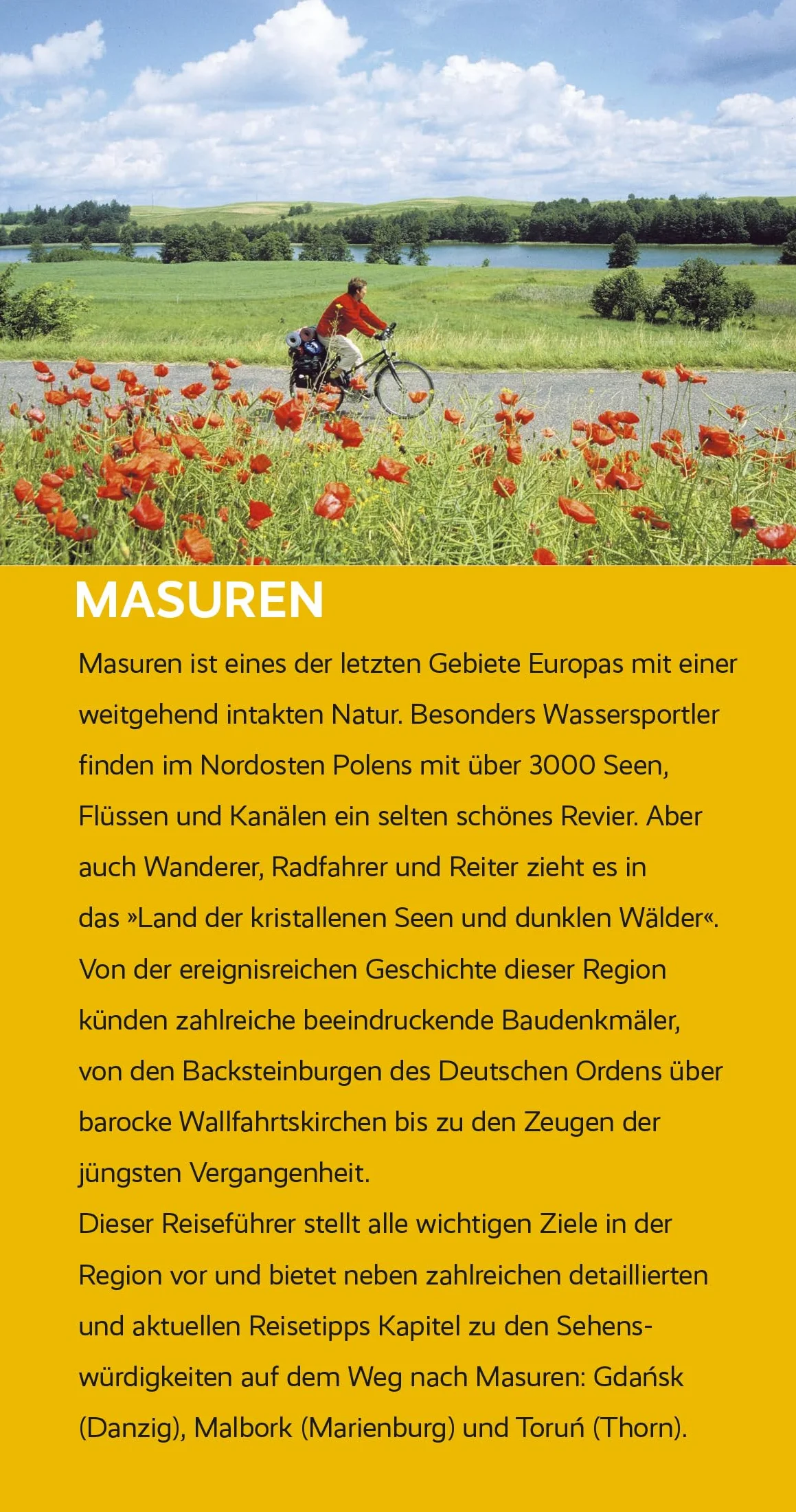 TRESCHER Reiseführer Masuren: Marienburg, Danzig, Thorn