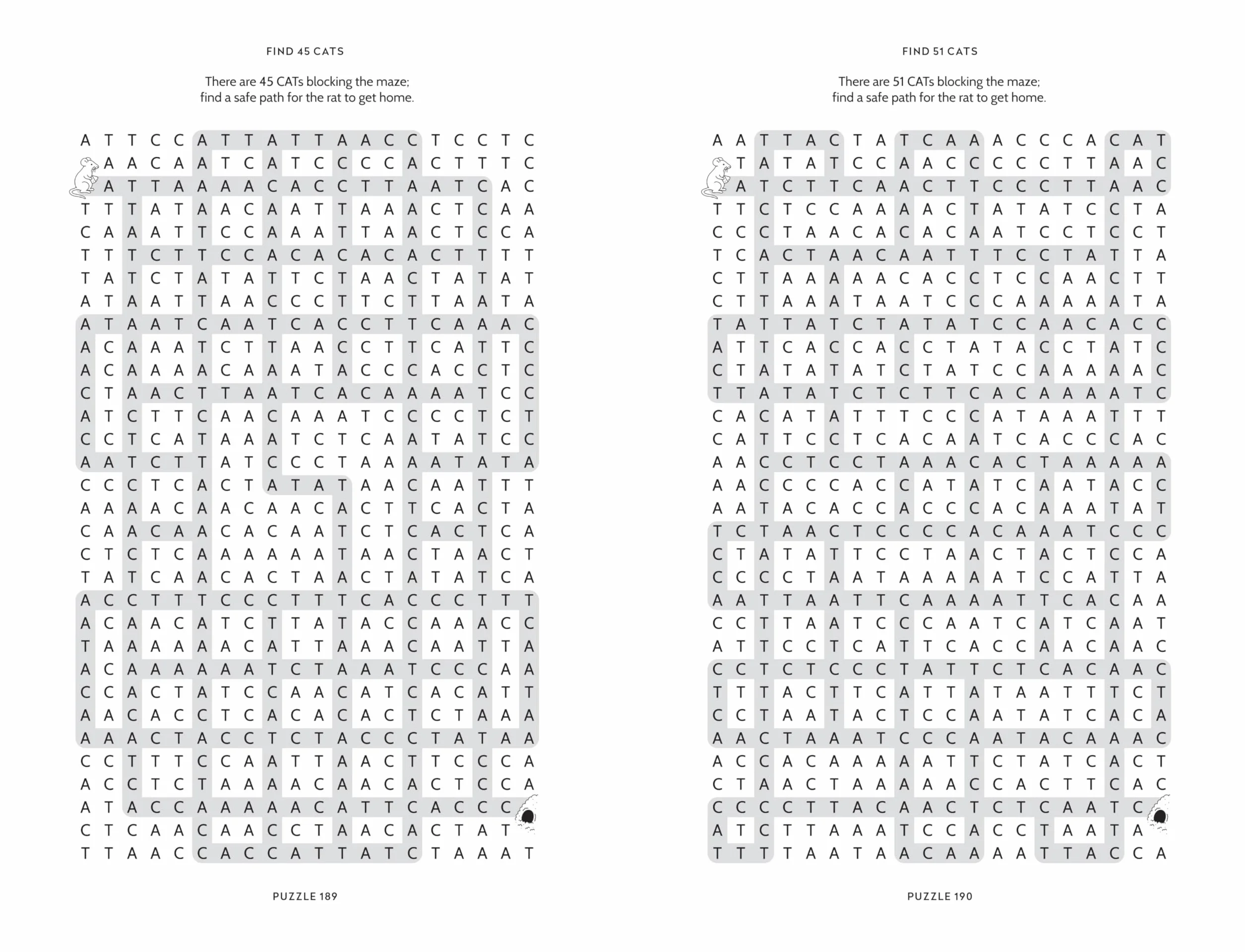 Bats, Cats and Rats: The Almost Impossible Spooky Wordsearch