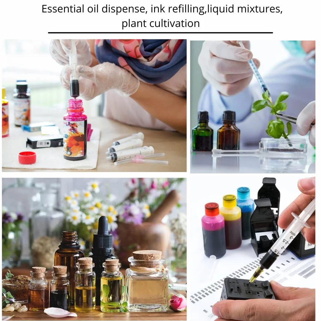 0,5 ml/cc plastikowa tuba 31G (0,25 х 8 mm) wielofunkcyjne narzędzia pomiarowe, pakowane pojedynczo, akcesoria laboratoryjne (10 sztuk)