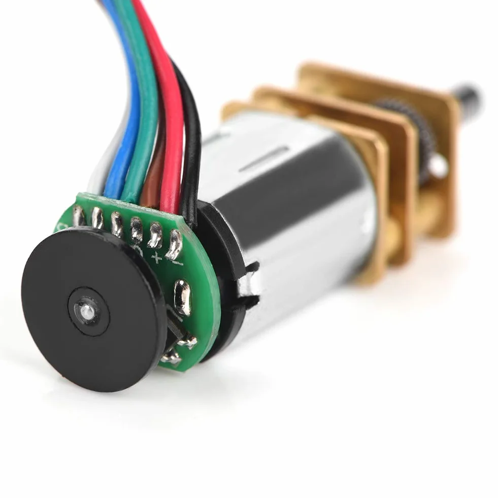 Silnik przekładnia DC 6V 2W Gbmq Gm12By20 Hall Encoder DC Reduction Box 70 RPM