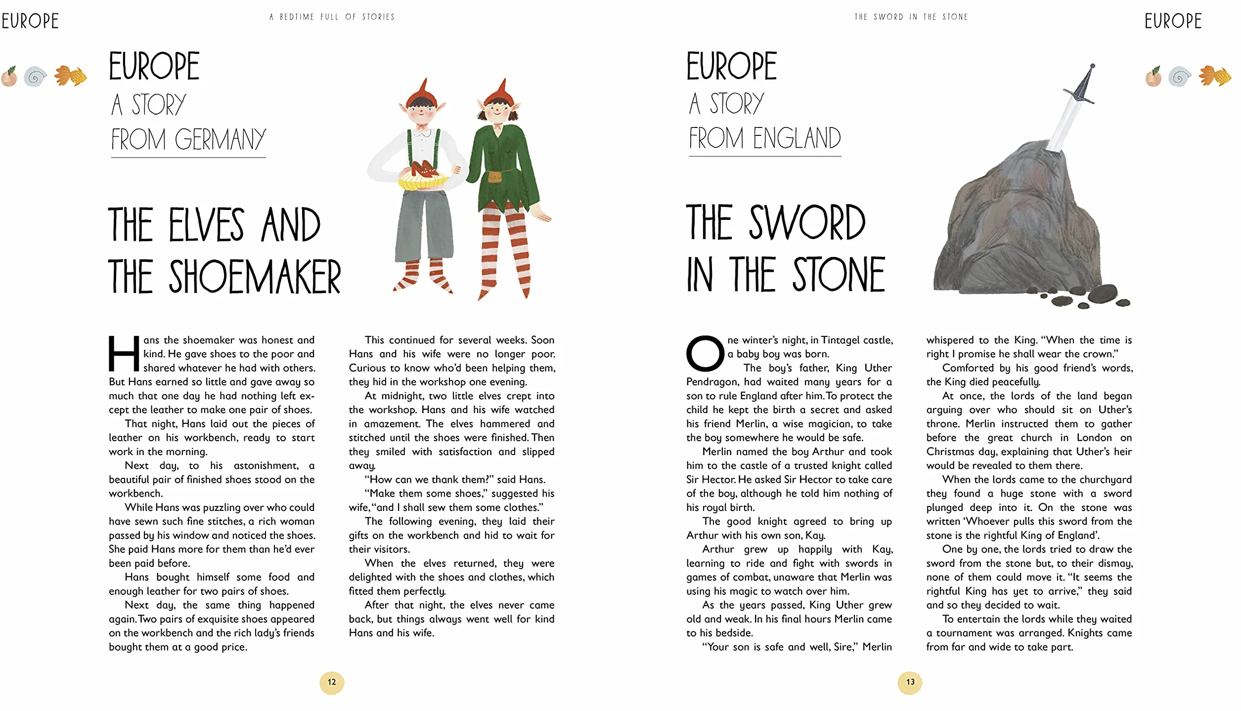 A Bedtime Full of Stories: 50 Folktales and Legends from Around the World (Volume 7)