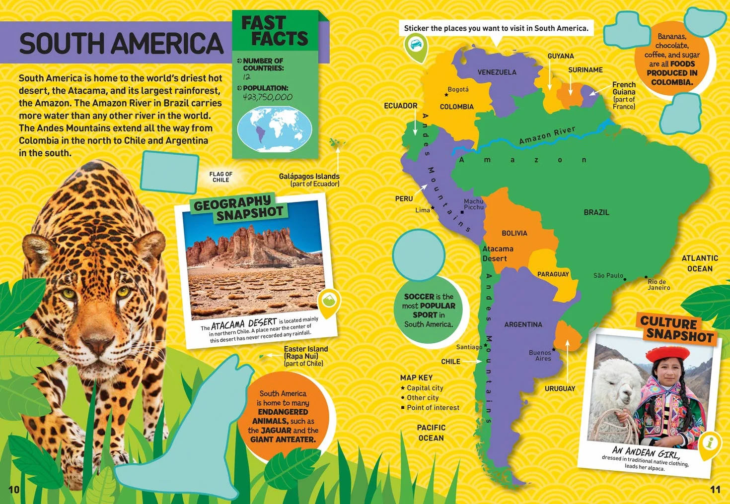 World Atlas Sticker Activity Book: Over 1,000 stickers!