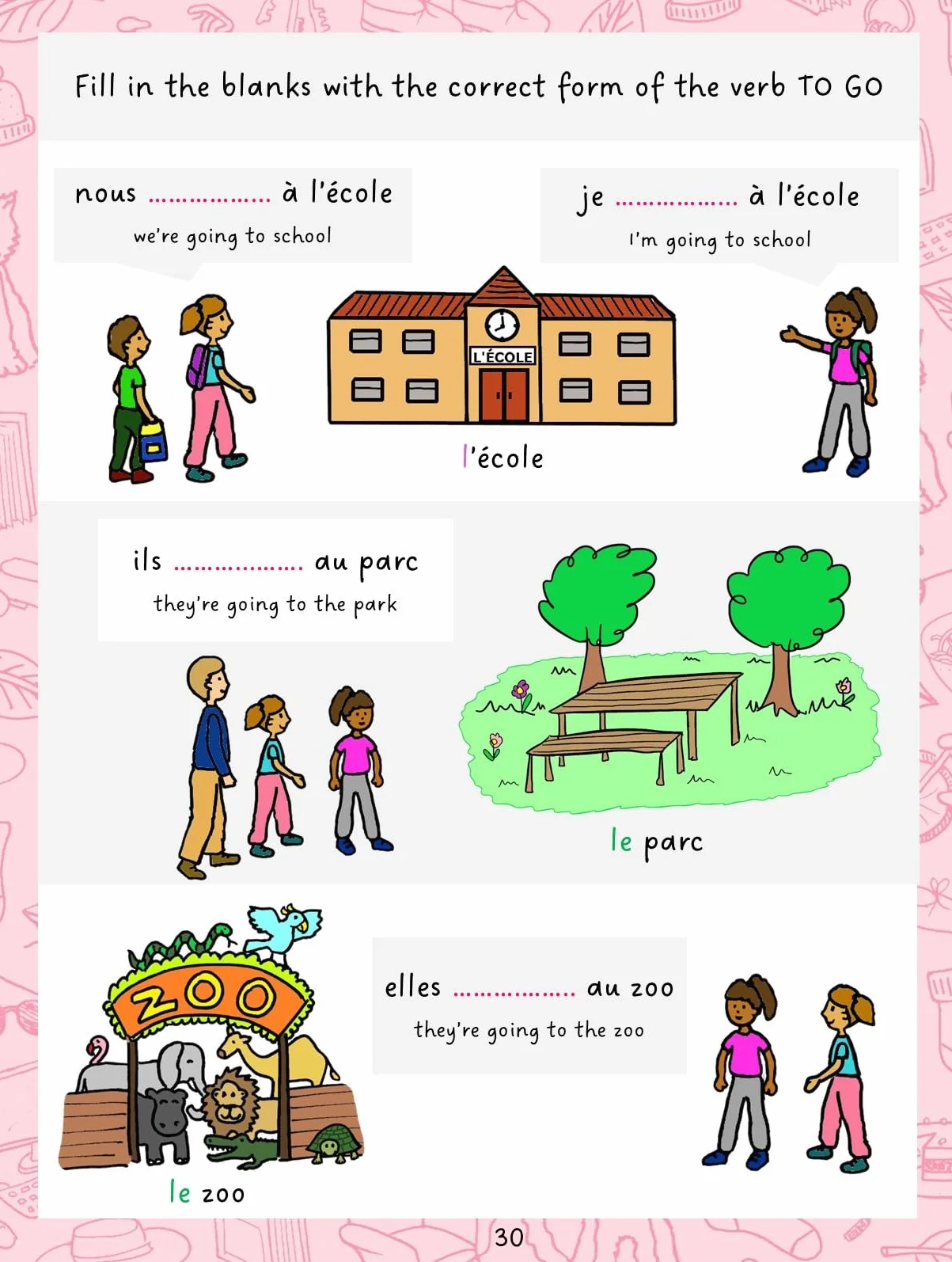 Easy French for Children 2: Activity Book For Beginners - Ages 6+